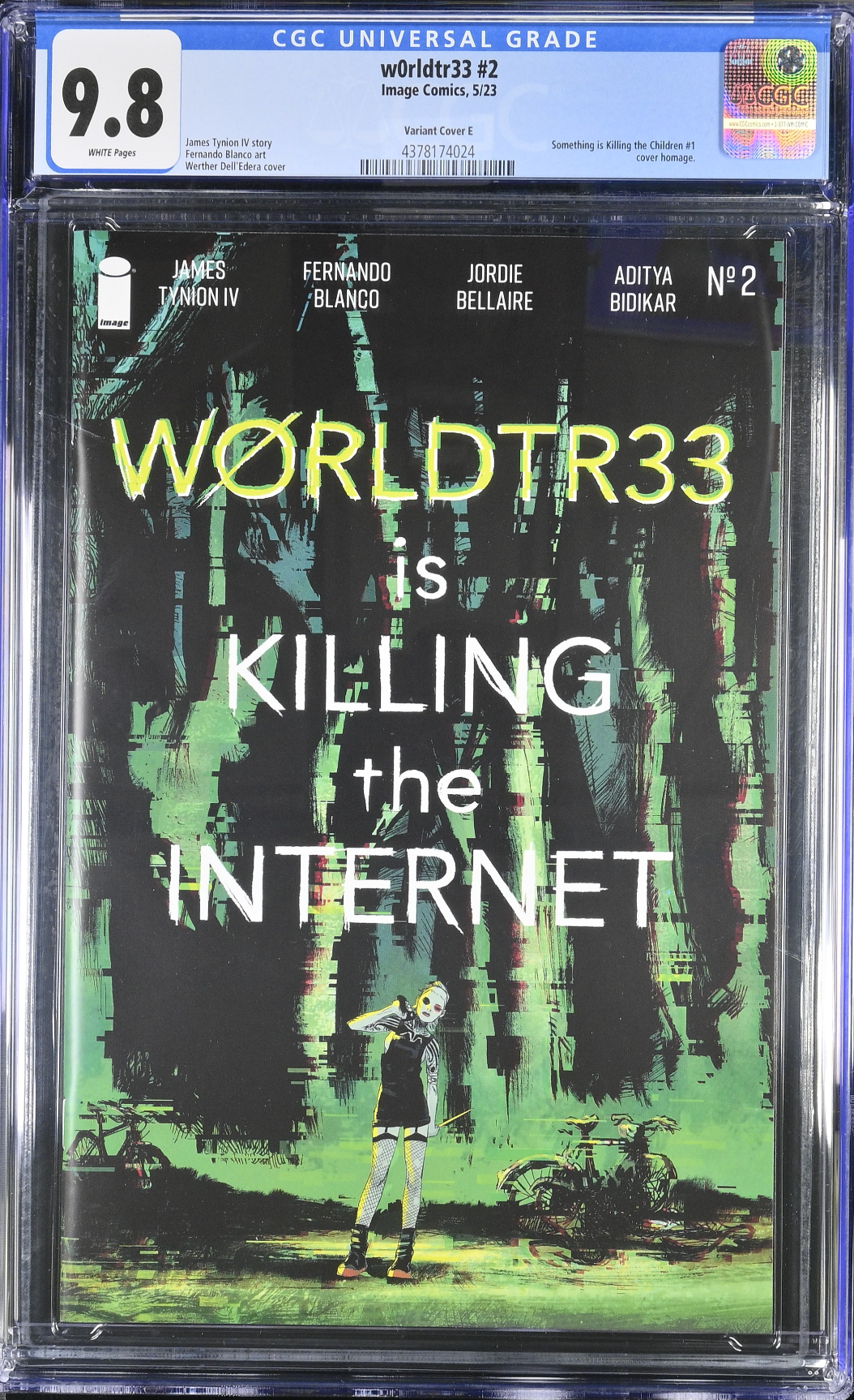 W0rldtr33 #2 Dell'Edera 1:100 Retailer Incentive Variant CGC 9.8