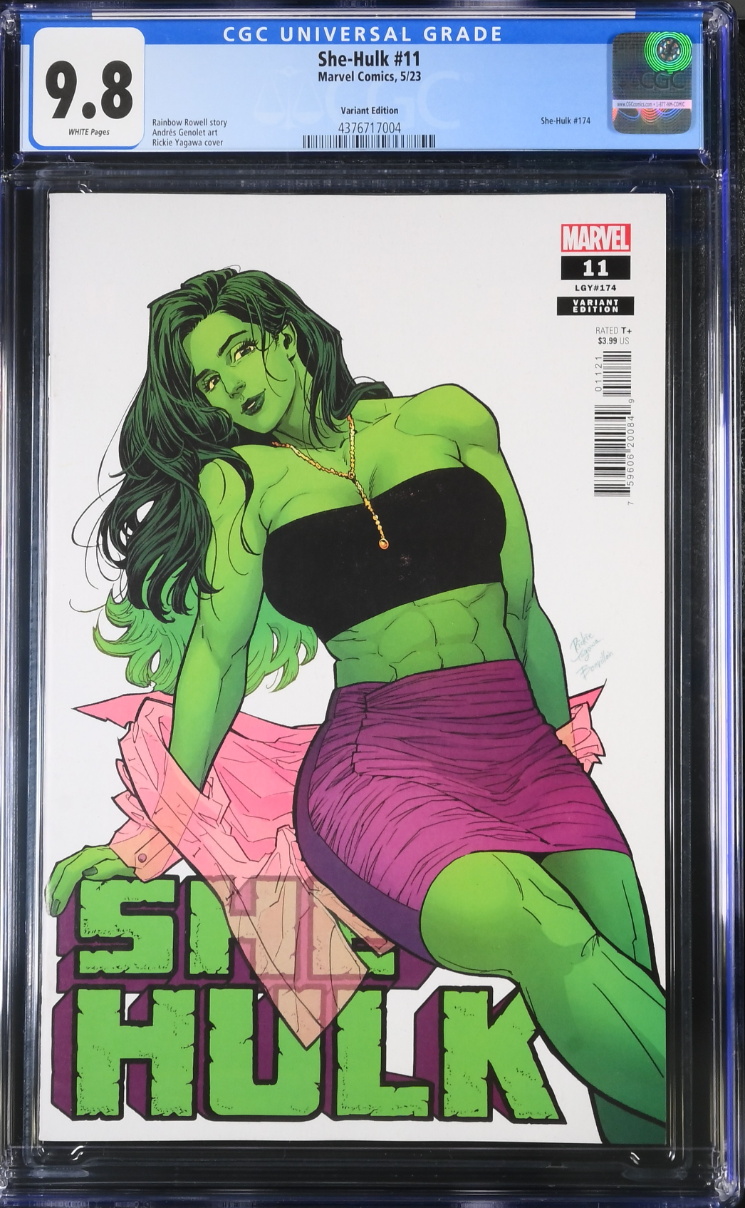 She-Hulk #11 Variant CGC 9.8