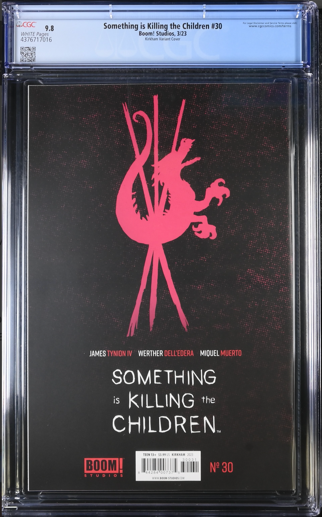 Something is Killing the Children #30 Kirkham 1:25 Retailer Incentive Variant CGC 9.8
