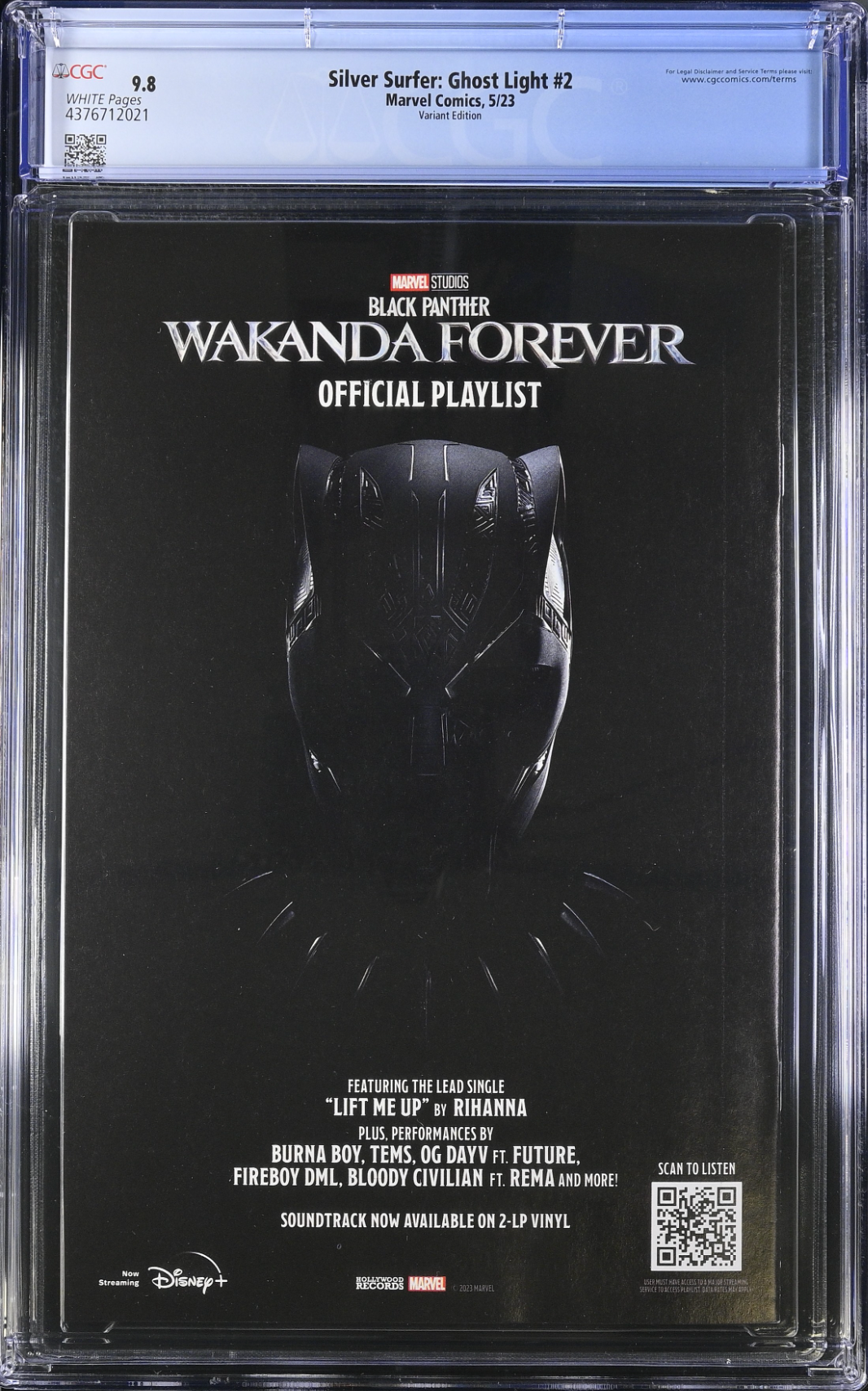 Silver Surfer: Ghost Light #2 Variant CGC 9.8