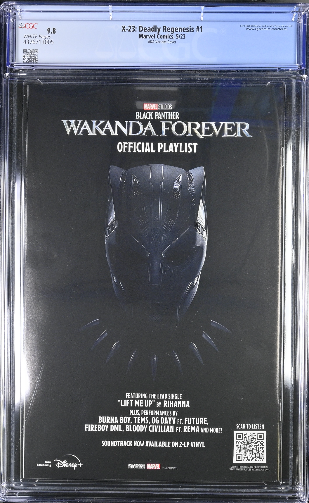 X-23: Deadly Regenesis #1 Aka Variant CGC 9.8