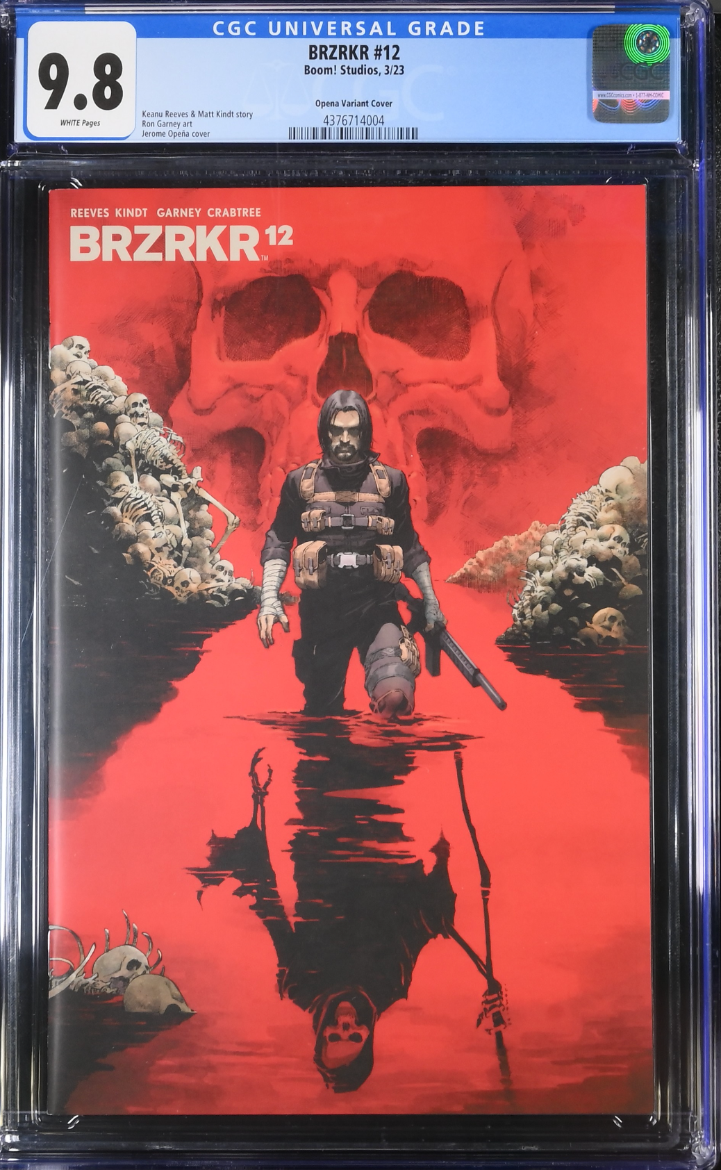 BRZRKR #12 Cover I Opena FOC Reveal Variant CGC 9.8 (Berzerker)
