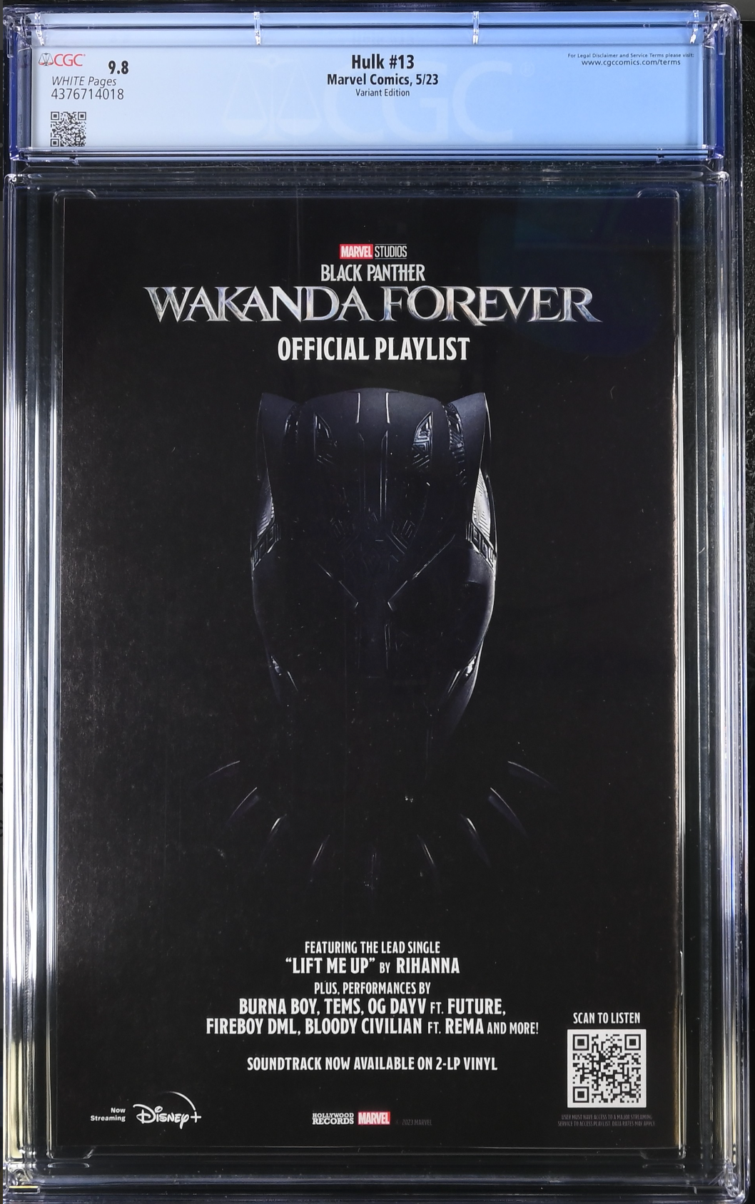 Hulk #13 McNiven Homage Variant CGC 9.8