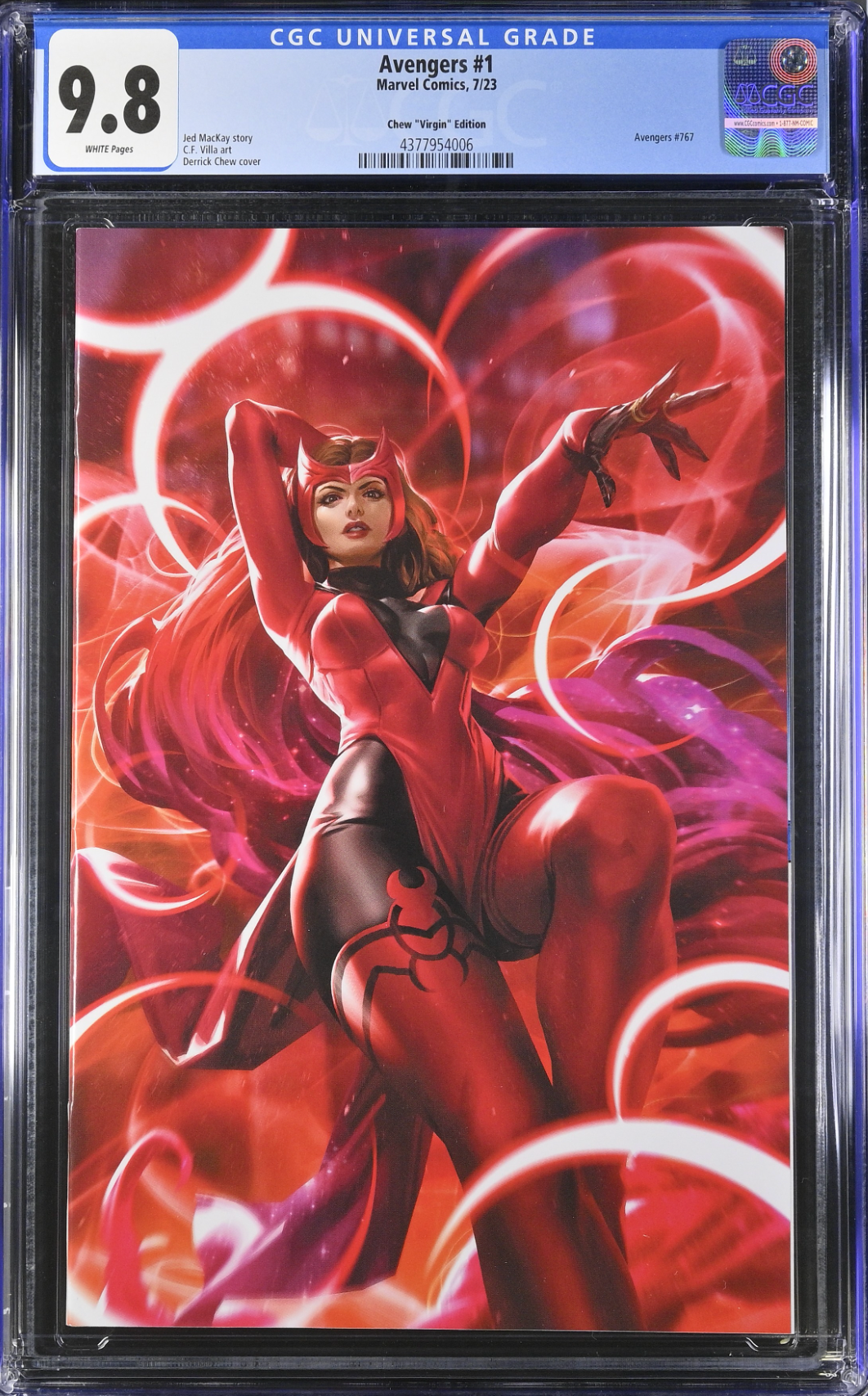 Avengers #1 Chew 1:50 Virgin Retailer Incentive Variant CGC 9.8