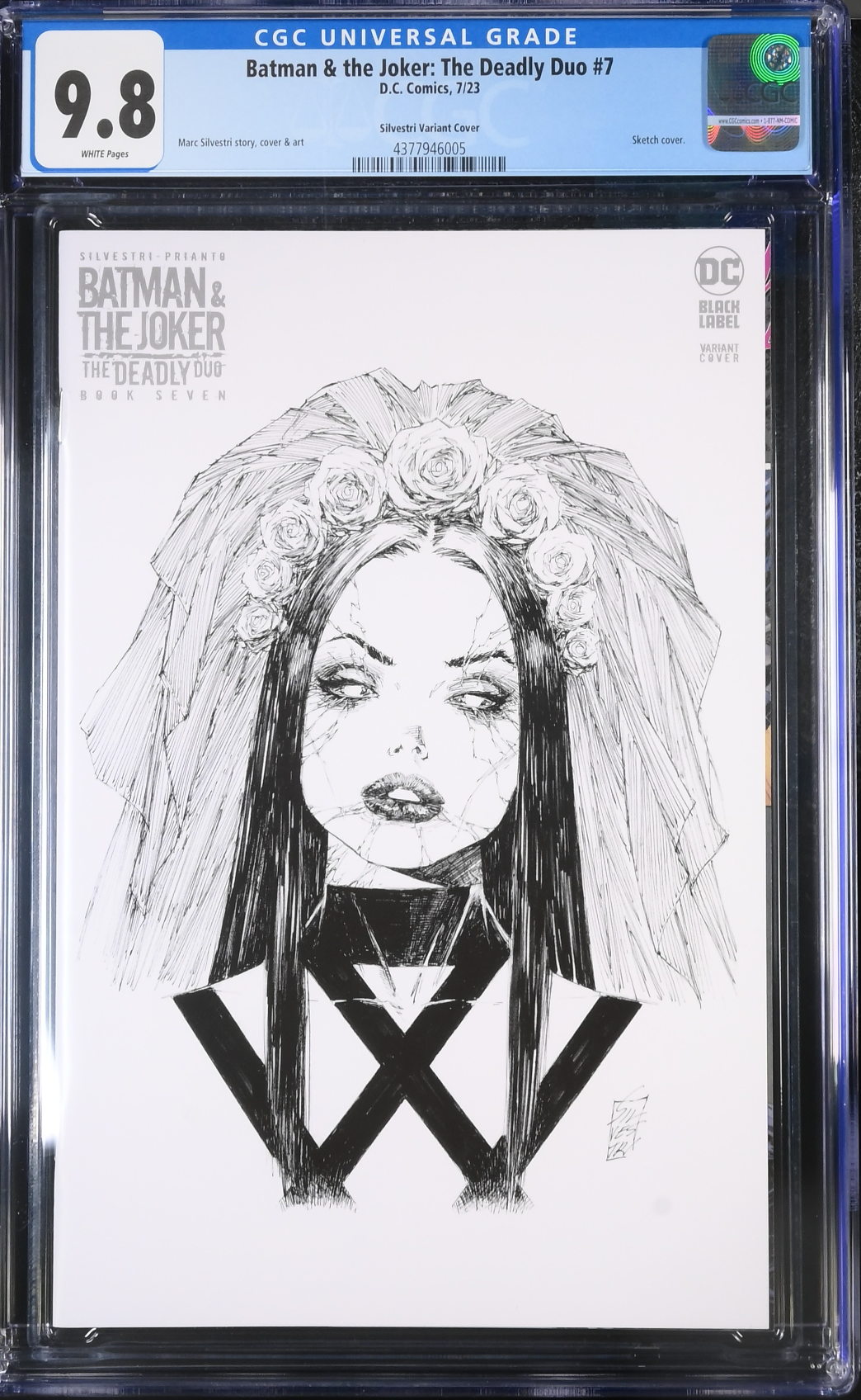 Batman & The Joker: The Deadly Duo #7 Silvestri 1:50 Retailer Incentive Variant CGC 9.8