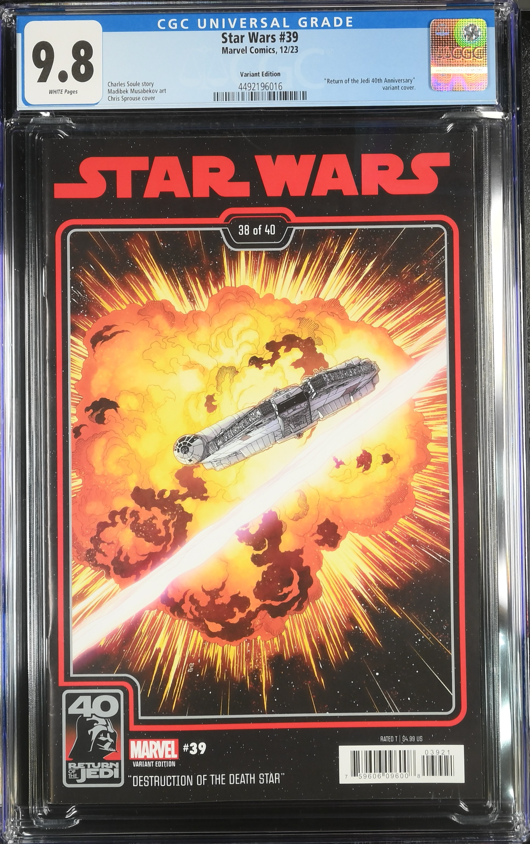 Star Wars #39 Sprouse Variant CGC 9.8