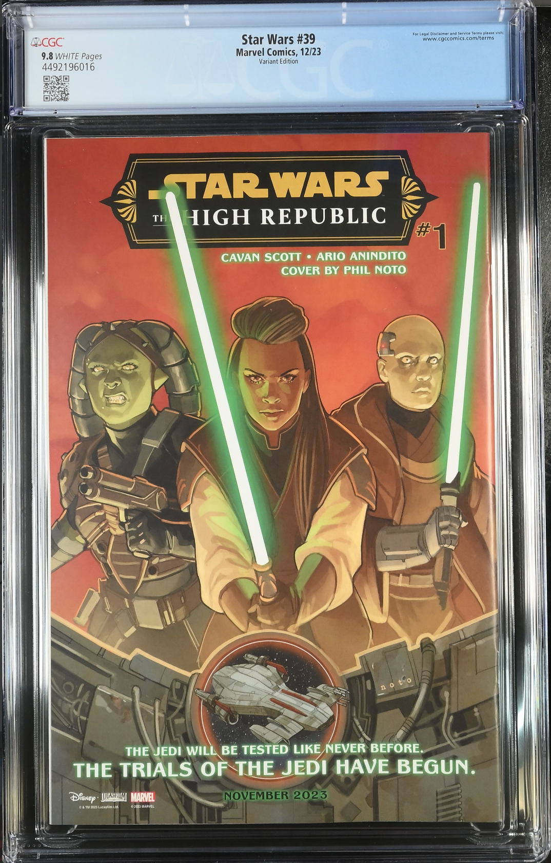 Star Wars #39 Sprouse Variant CGC 9.8
