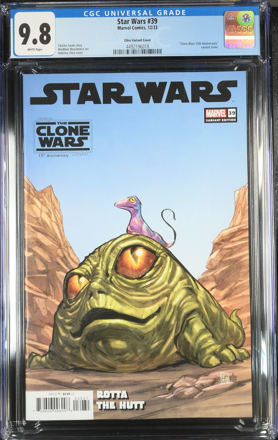 Star Wars #39 Zitro Variant CGC 9.8
