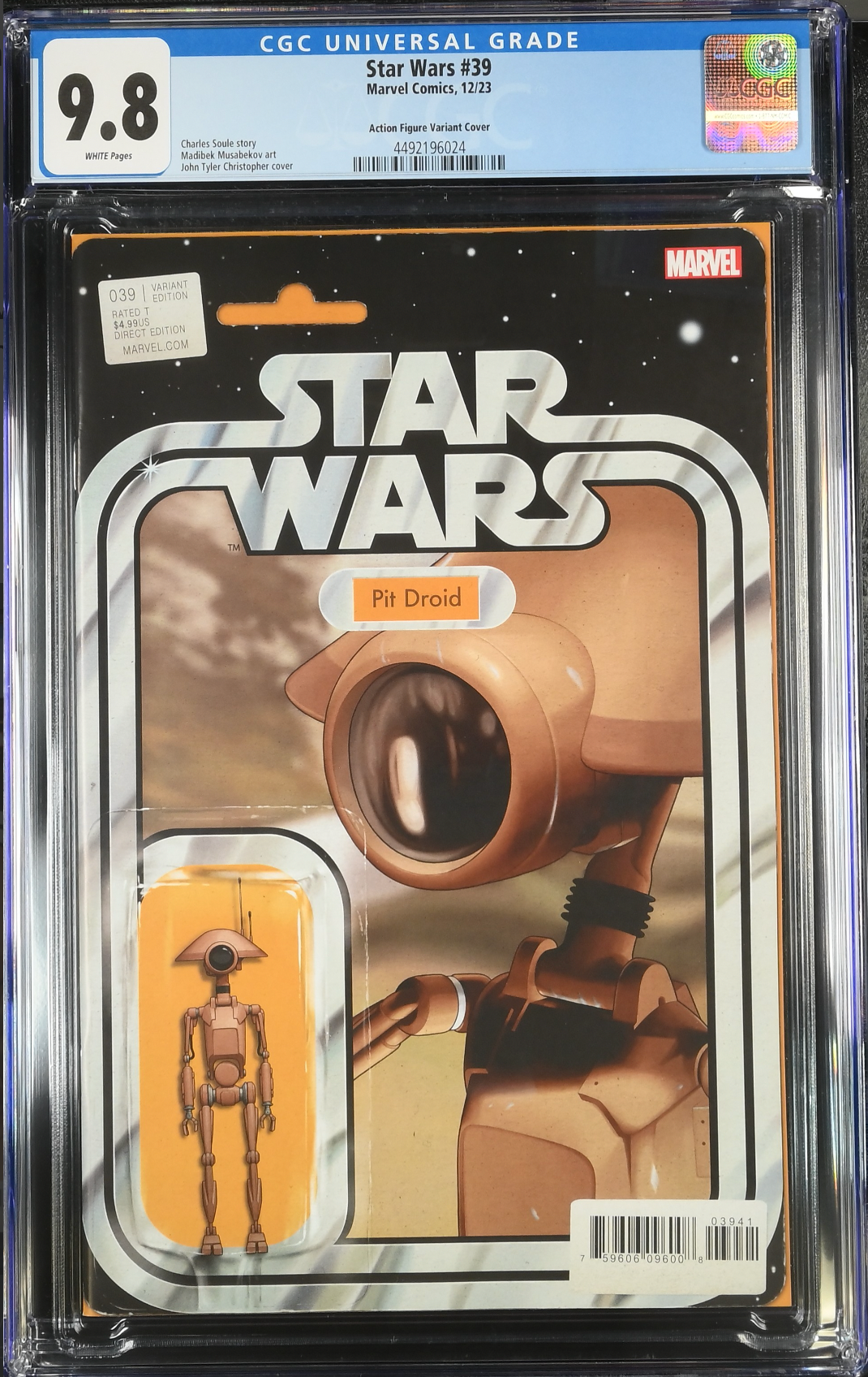 Star Wars #39 Action Figure Variant CGC 9.8