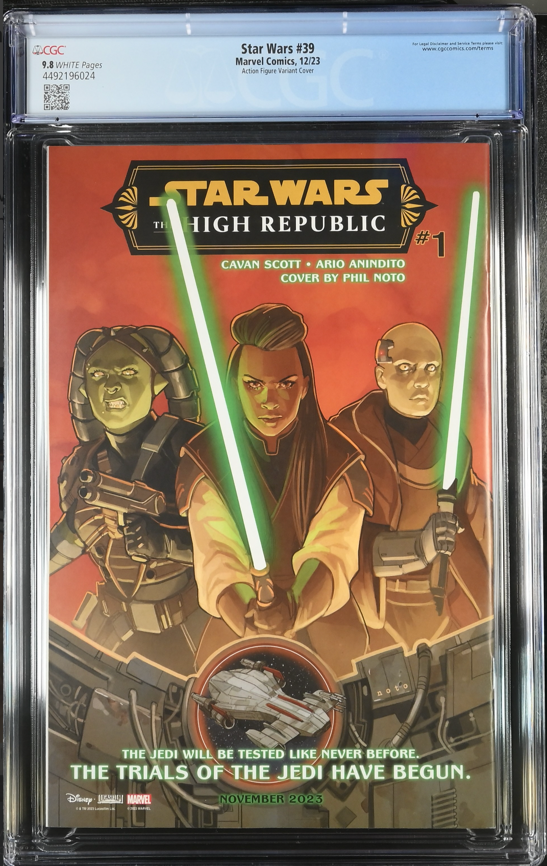 Star Wars #39 Action Figure Variant CGC 9.8