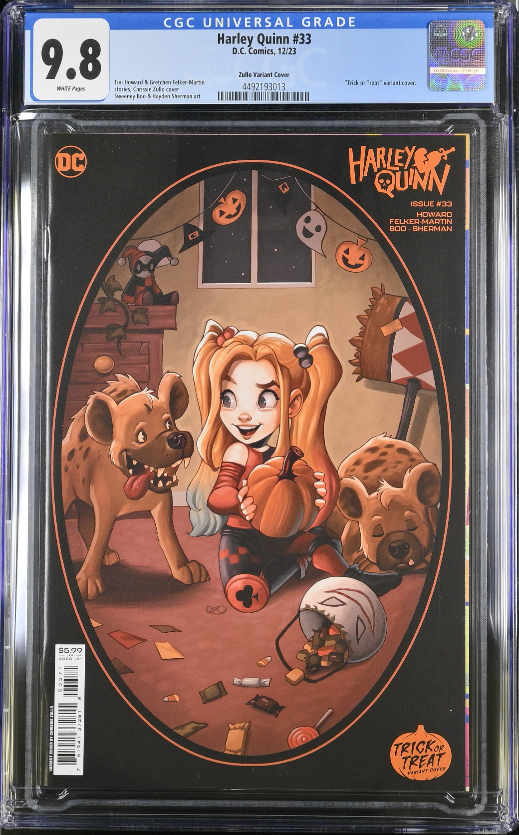 Harley Quinn #33 Zullo Variant CGC 9.8