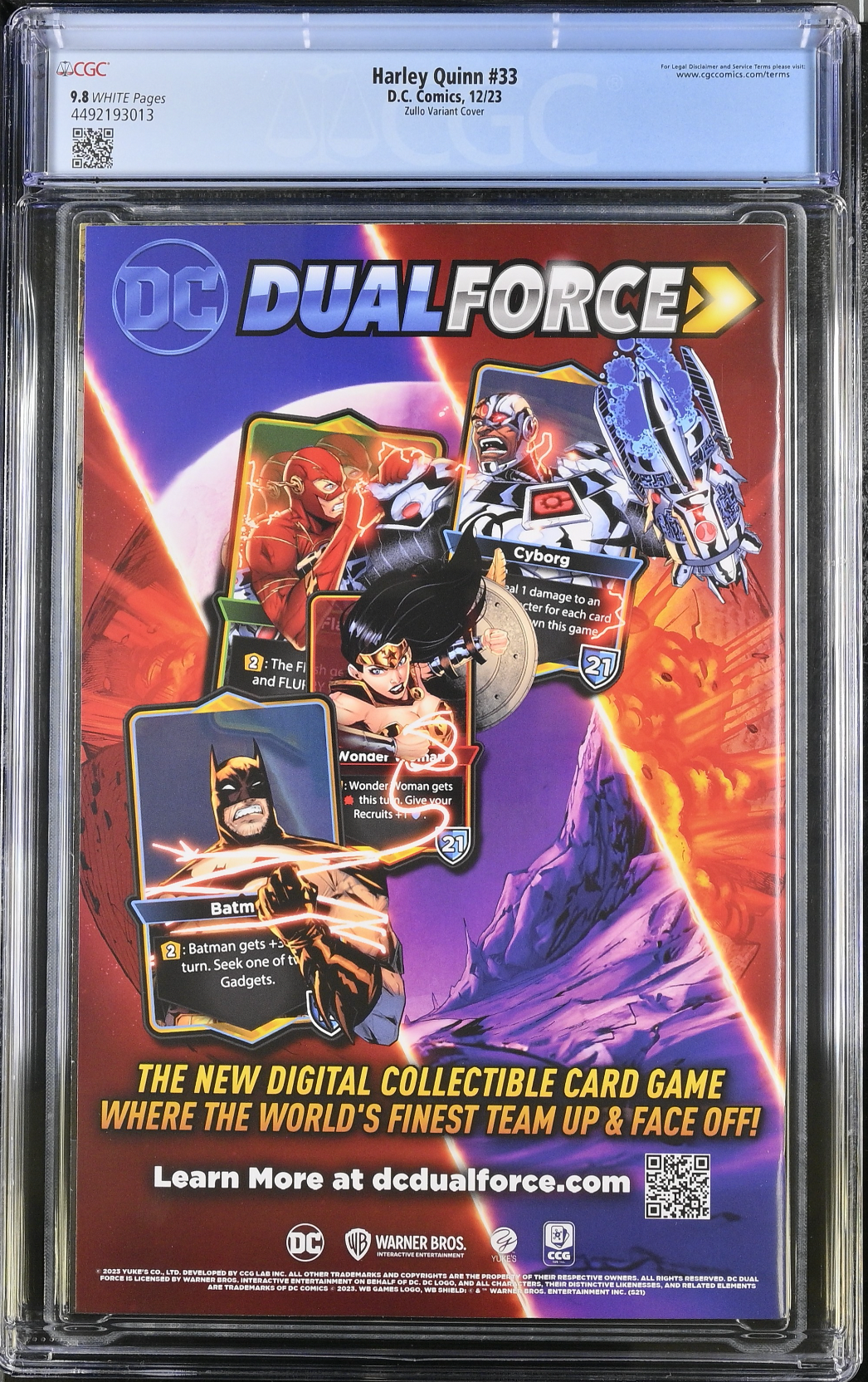 Harley Quinn #33 Zullo Variant CGC 9.8