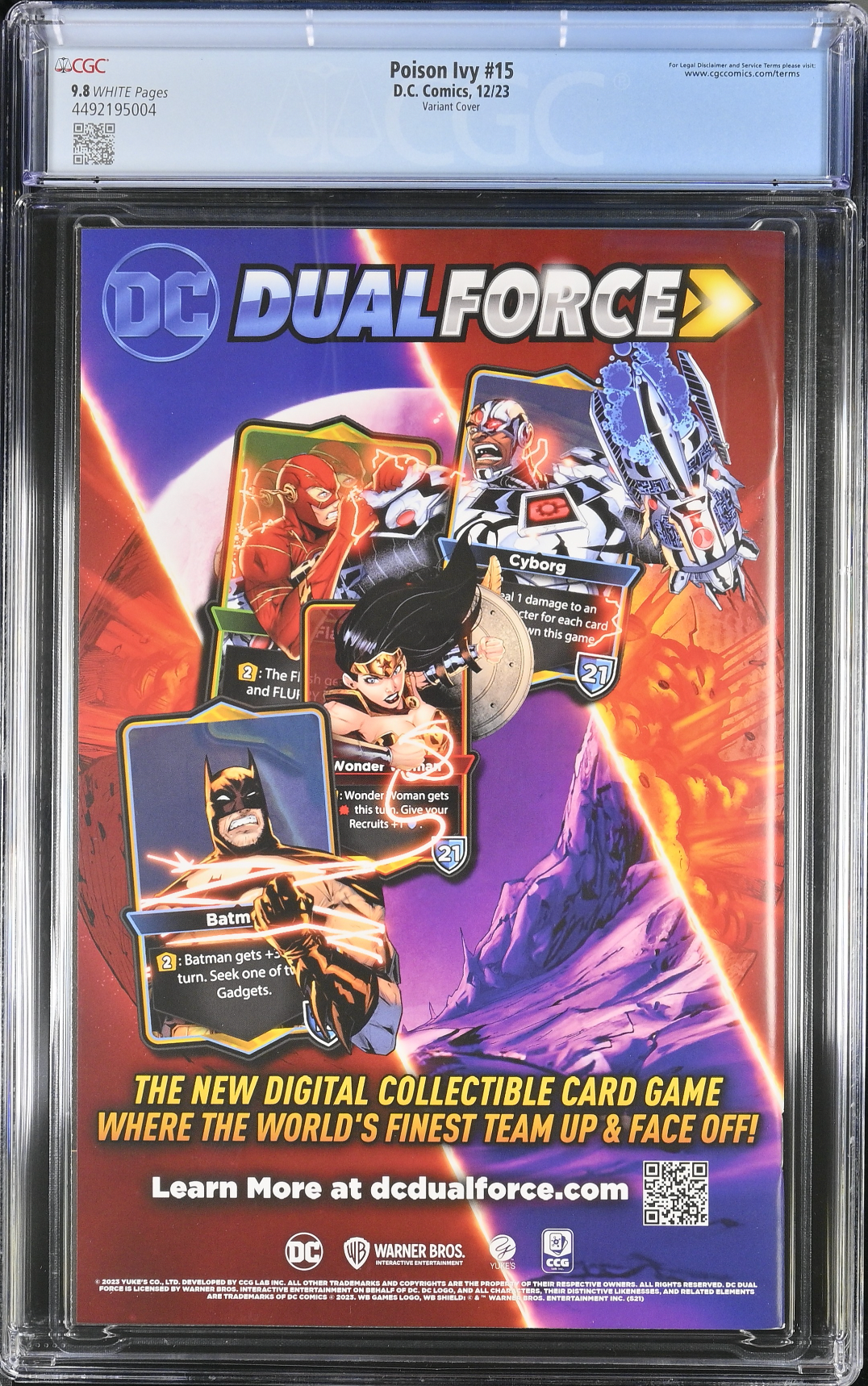 Poison Ivy #15 Sozomaika Variant CGC 9.8