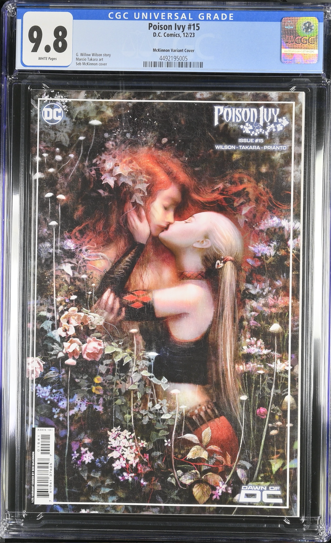 Poison Ivy #15 McKinnon 1:25 Retailer Incentive Variant CGC 9.8