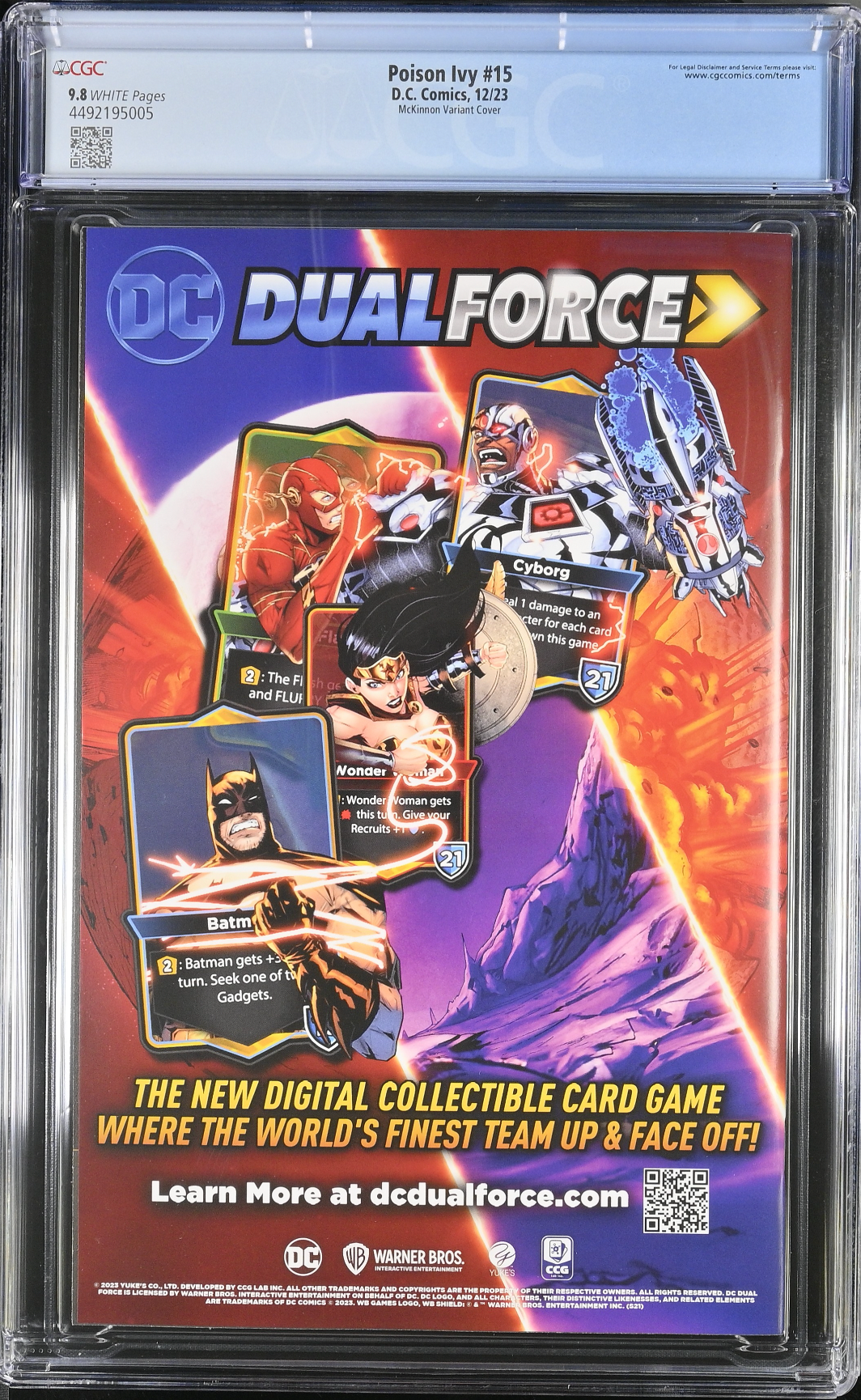 Poison Ivy #15 McKinnon 1:25 Retailer Incentive Variant CGC 9.8