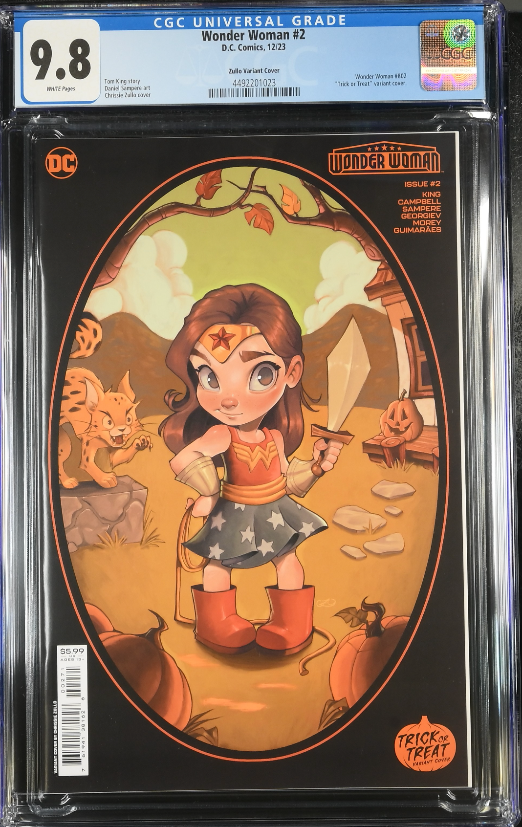 Wonder Woman #2 Zullo Variant CGC 9.8