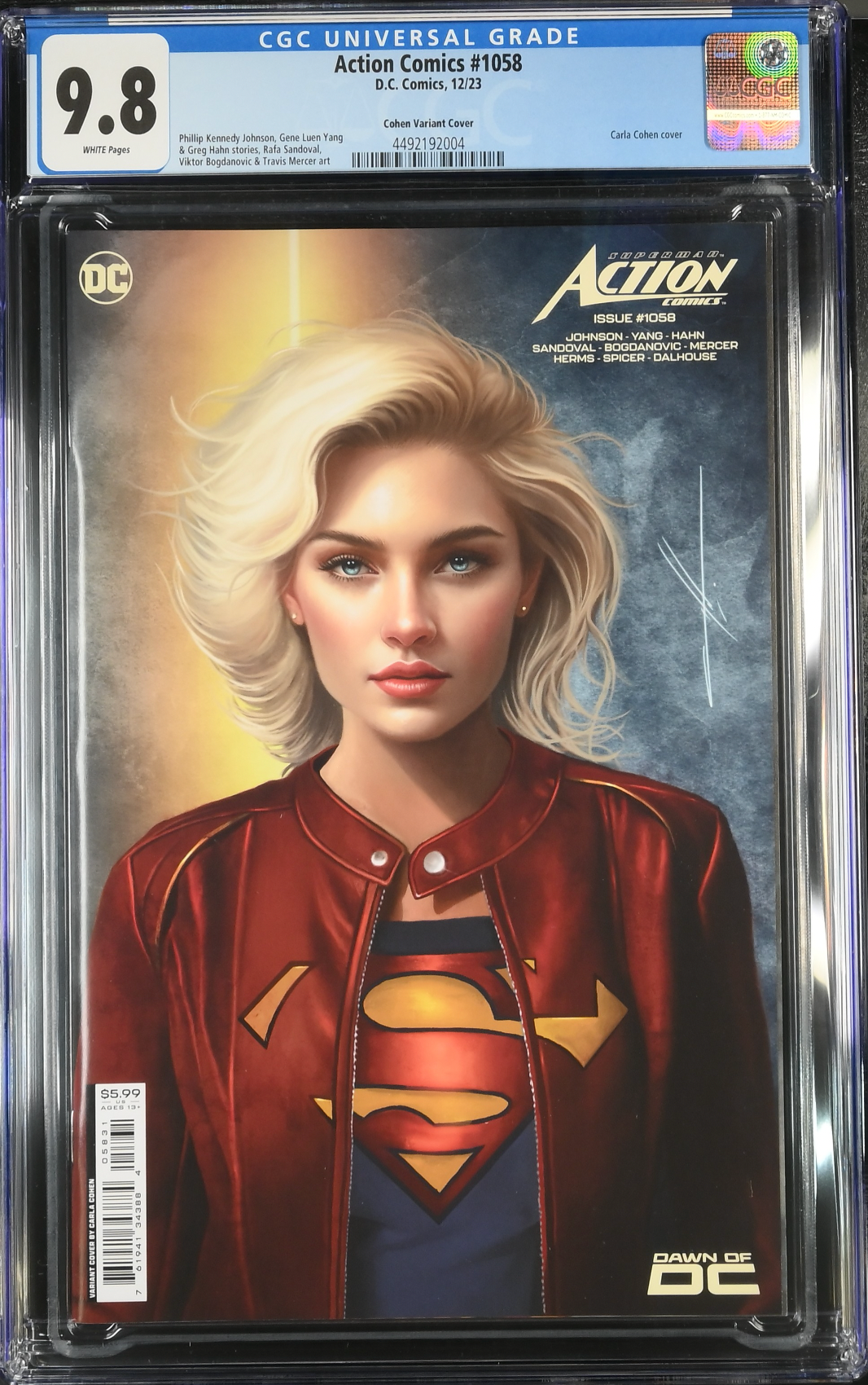 Action Comics #1058 Cohen Variant CGC 9.8
