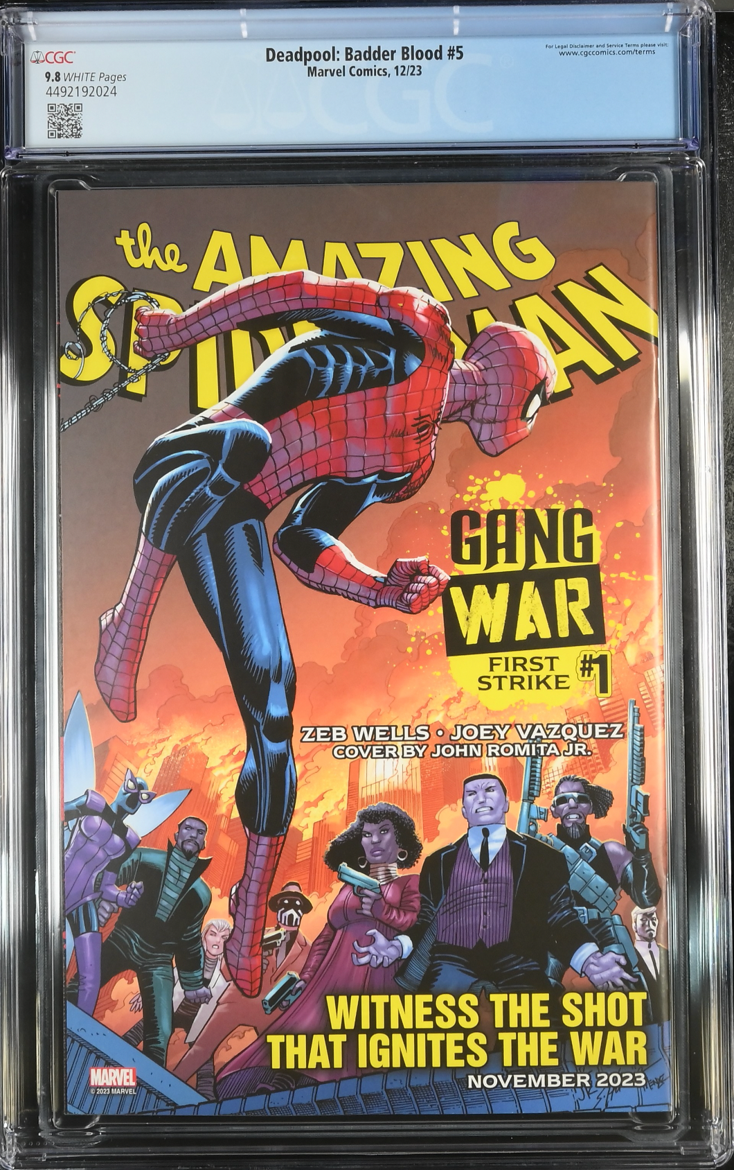 Deadpool: Badder Blood #5 CGC 9.8