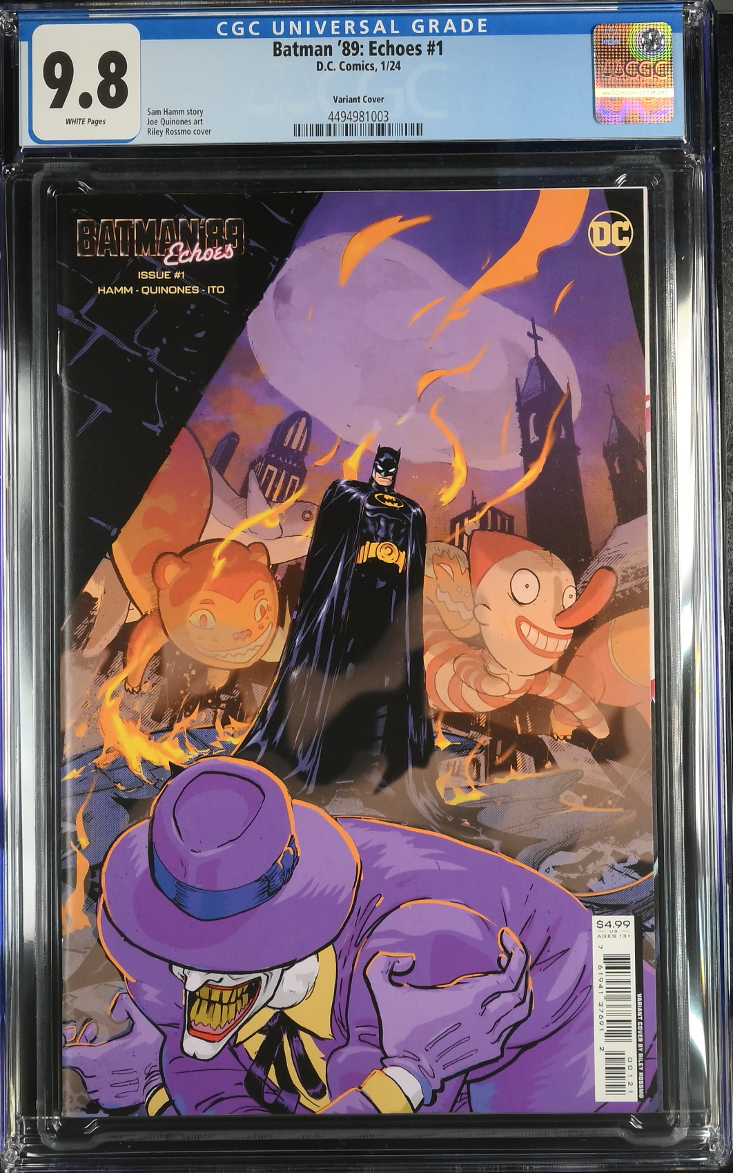 Batman '89: Echoes #1 Rossmo Variant CGC 9.8