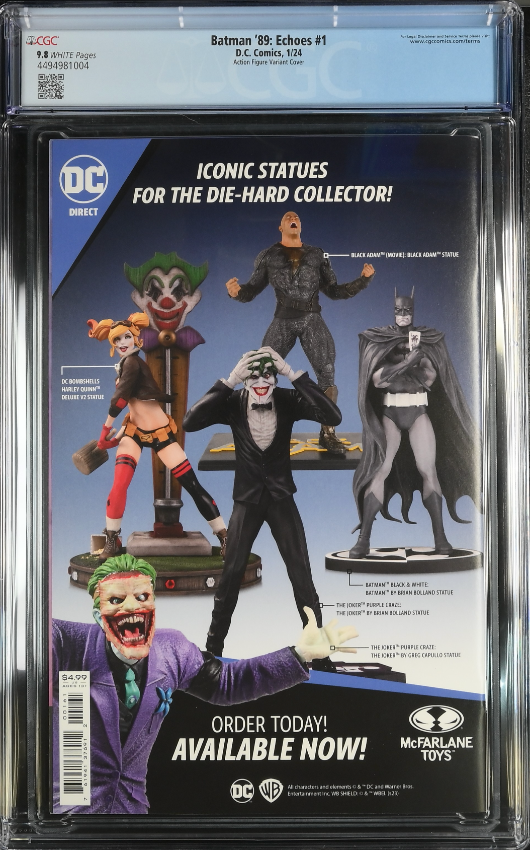 Batman '89: Echoes #1 McFarlane Toys Action Figure Variant CGC 9.8