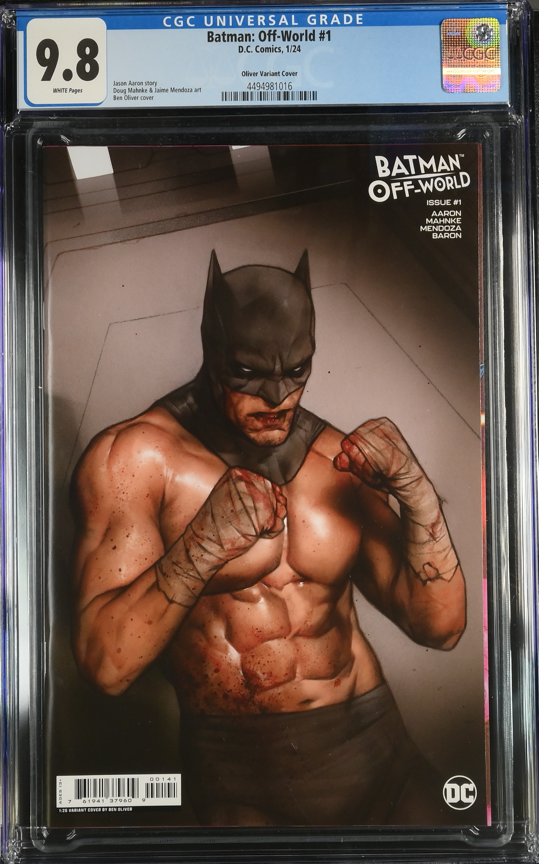 Batman: Off-World #1 Oliver 1:25 Retailer Incentive Variant CGC 9.8