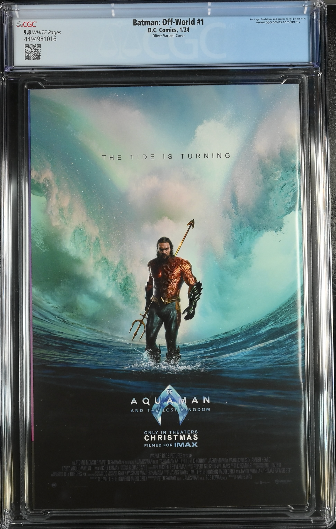 Batman: Off-World #1 Oliver 1:25 Retailer Incentive Variant CGC 9.8