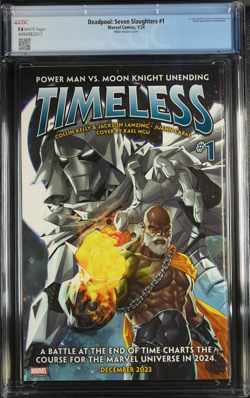 Deadpool: Seven Slaughters #1 Miller Variant CGC 9.8