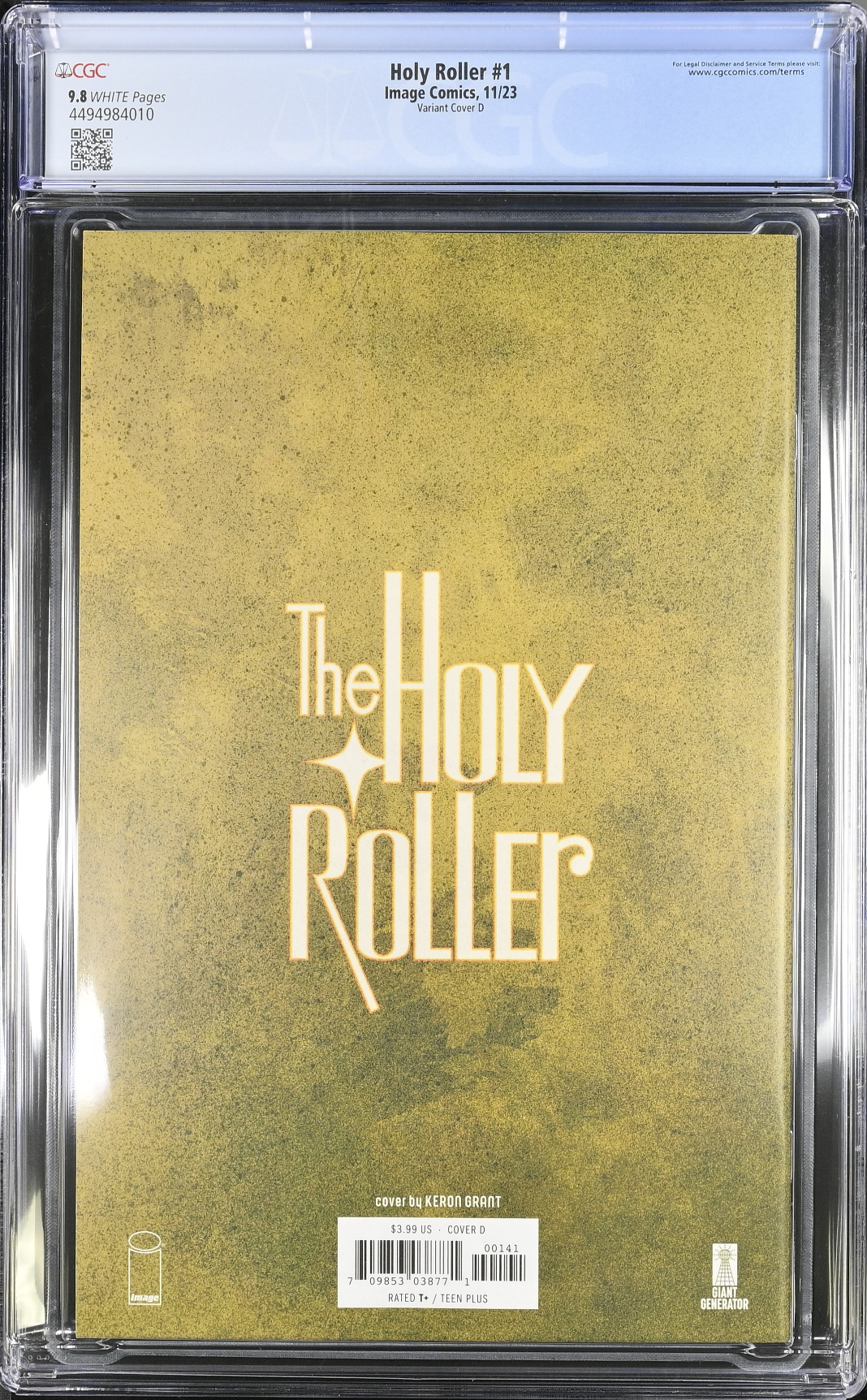 Holy Roller #1 Grant 1:15 Retailer Incentive Variant CGC 9.8