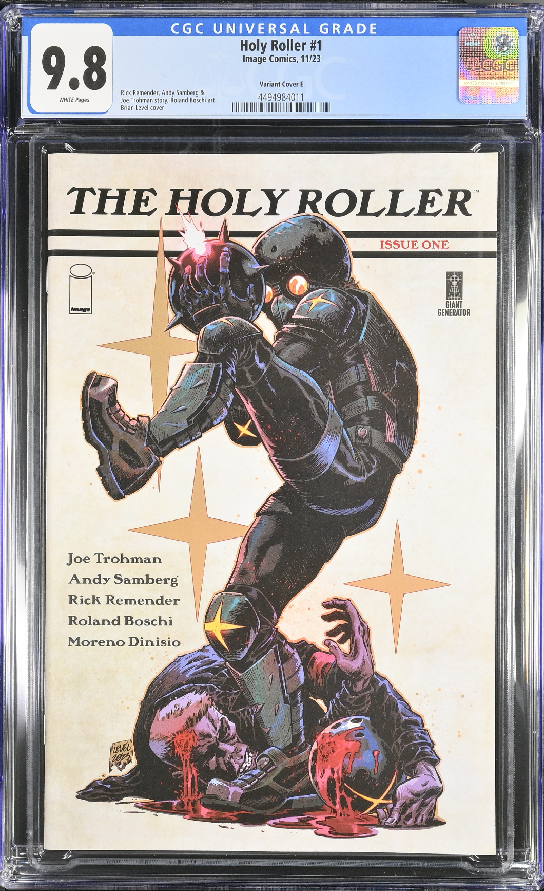 Holy Roller #1 Level 1:20 Retailer Incentive Variant CGC 9.8
