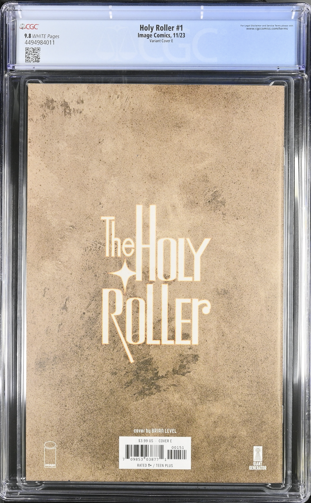 Holy Roller #1 Level 1:20 Retailer Incentive Variant CGC 9.8