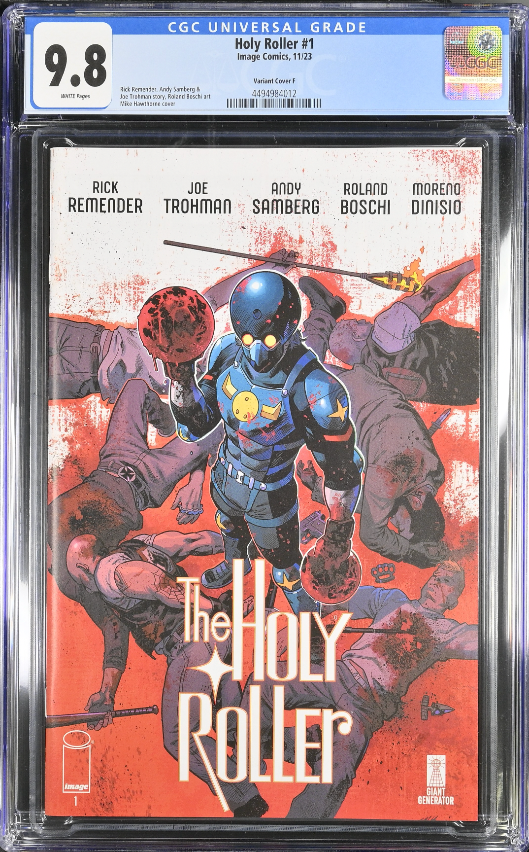 Holy Roller #1 Hawthorne 1:25 Retailer Incentive Variant CGC 9.8
