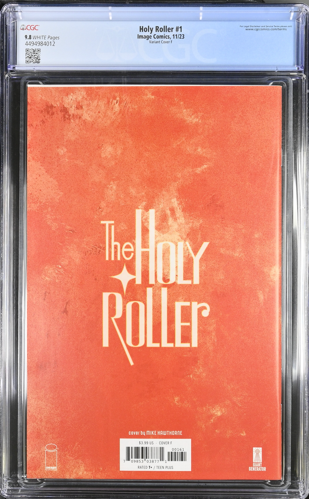 Holy Roller #1 Hawthorne 1:25 Retailer Incentive Variant CGC 9.8