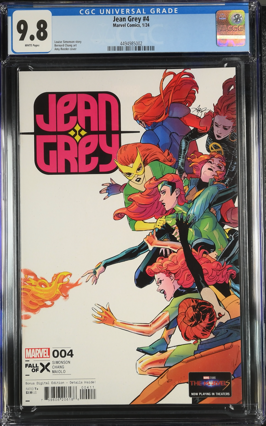 Jean Grey #4 CGC 9.8