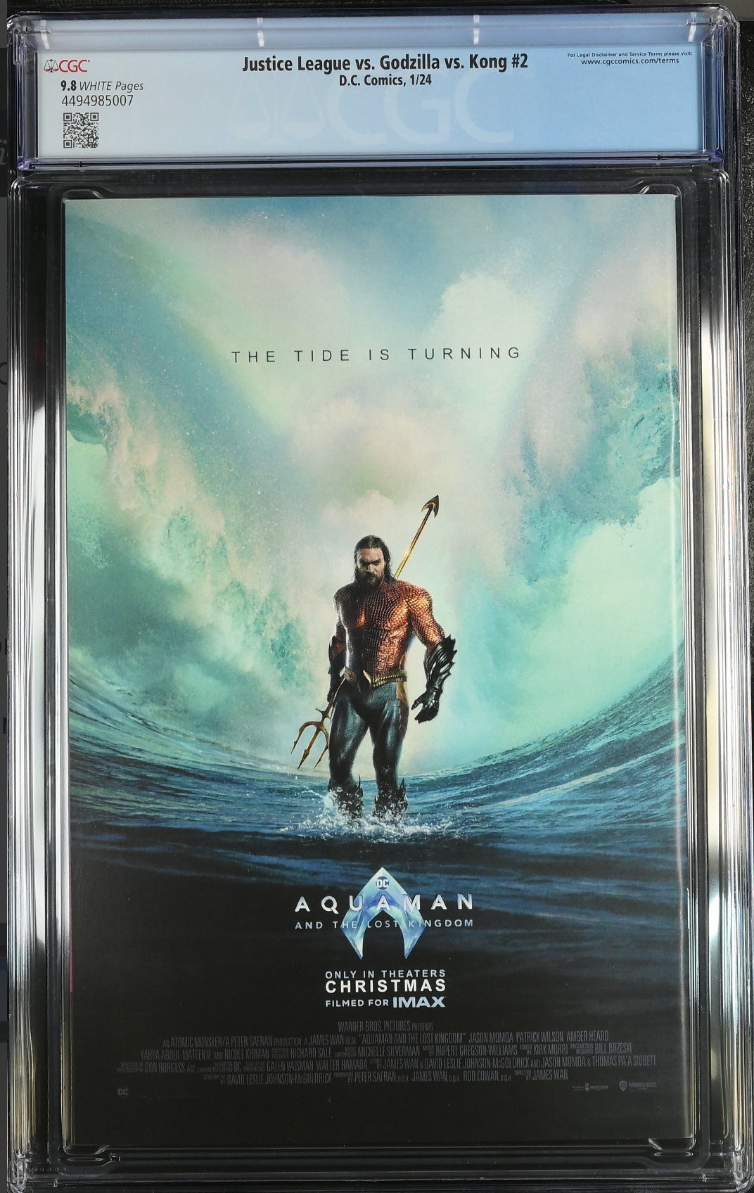 Justice League vs. Godzilla vs. Kong #2 CGC 9.8