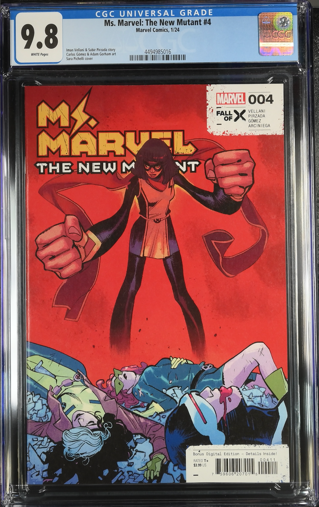 Ms. Marvel: The New Mutant #4 CGC 9.8