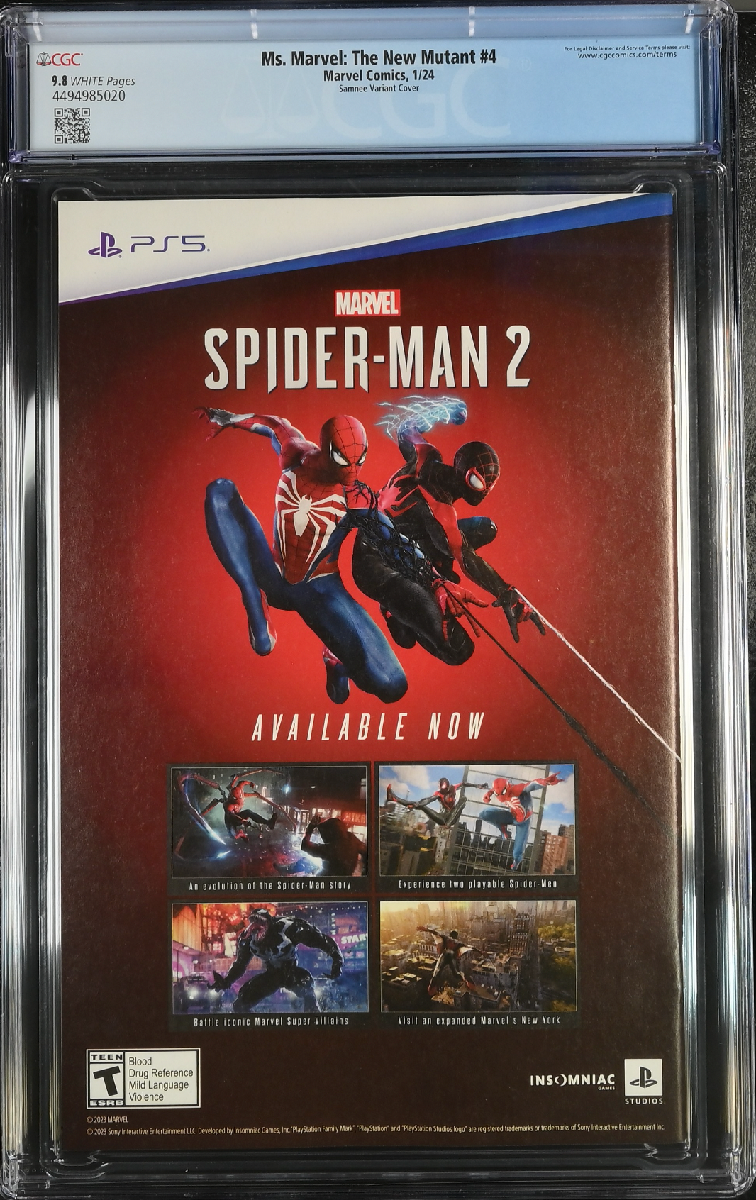 Ms. Marvel: The New Mutant #4 Samnee Variant CGC 9.8