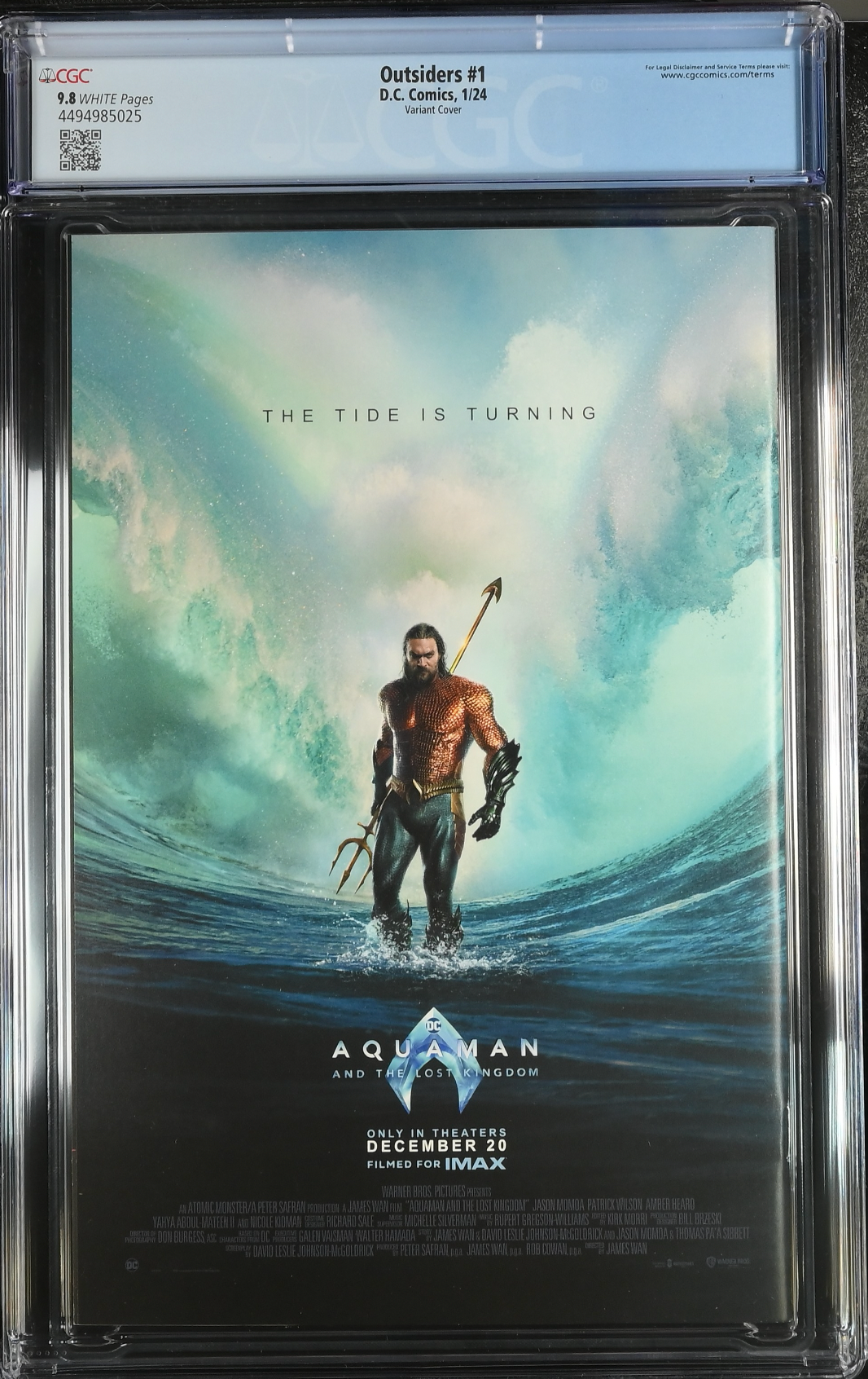 Outsiders #1 Cassaday Variant CGC 9.8