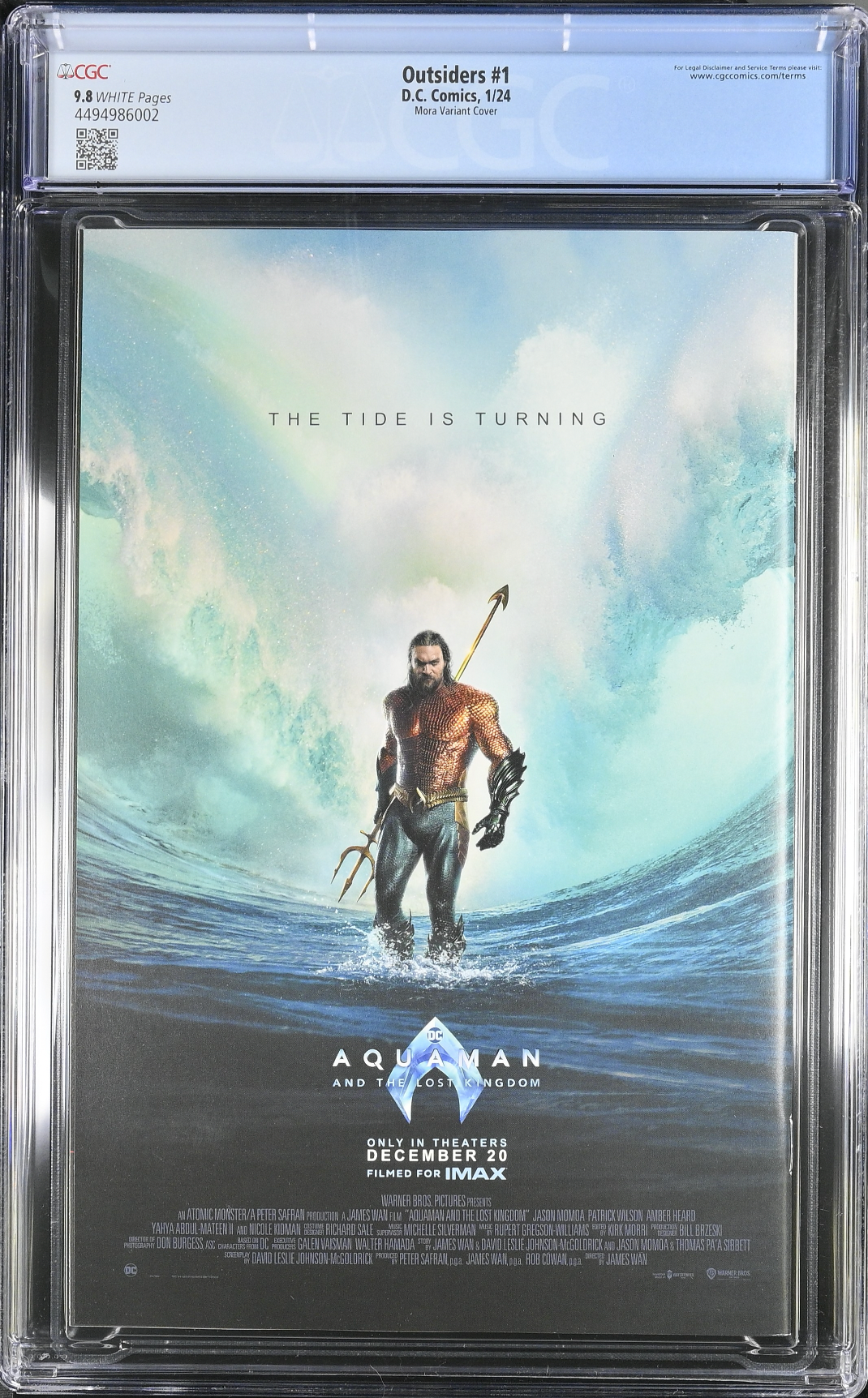 Outsiders #1 Mora Variant CGC 9.8