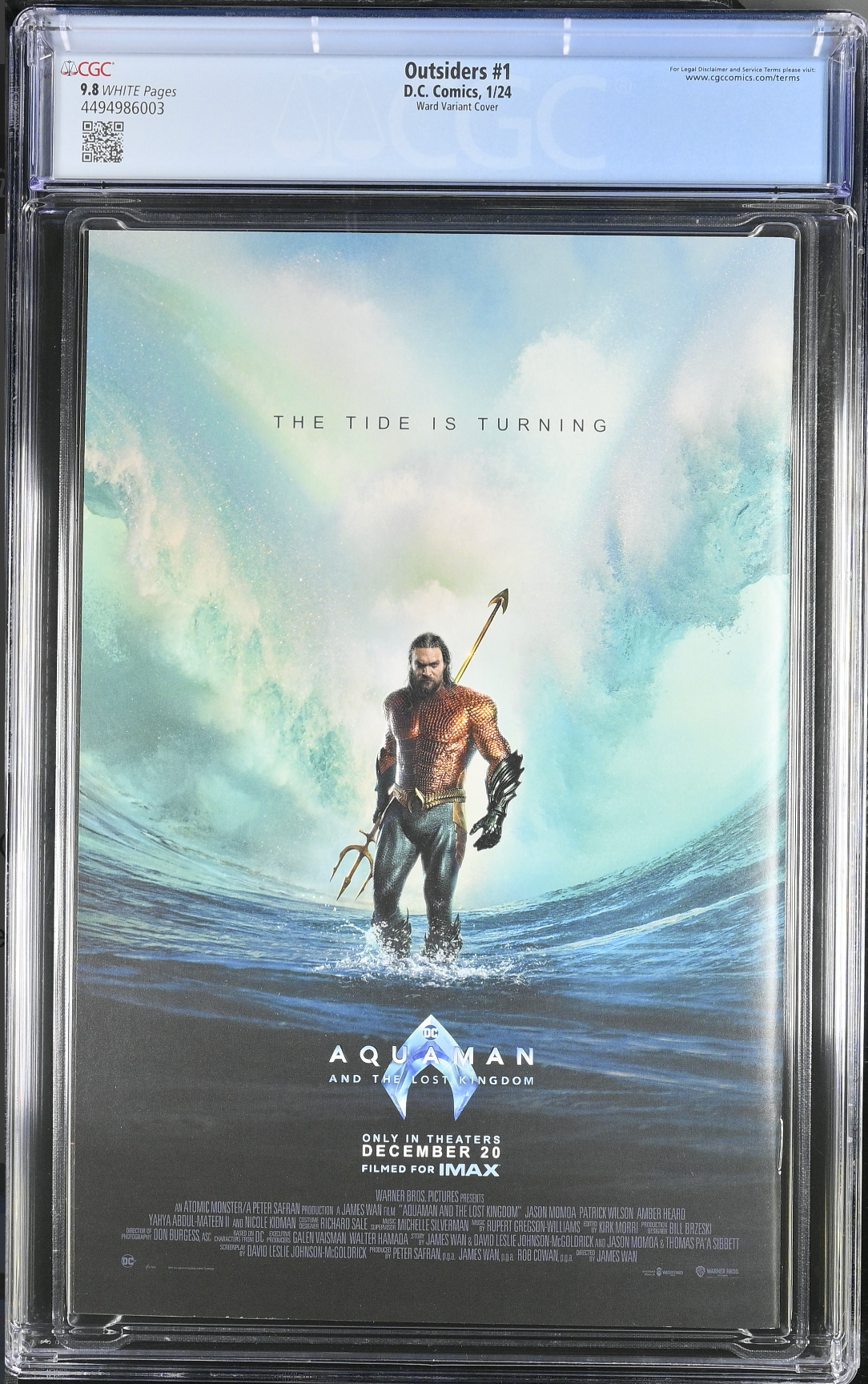 Outsiders #1 Ward 1:25 Retailer Incentive Variant CGC 9.8