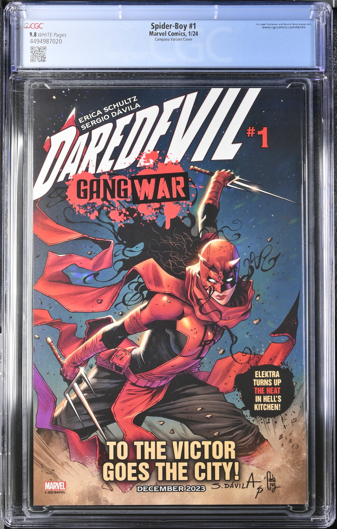 Spider-Boy #1 Campana Variant CGC 9.8