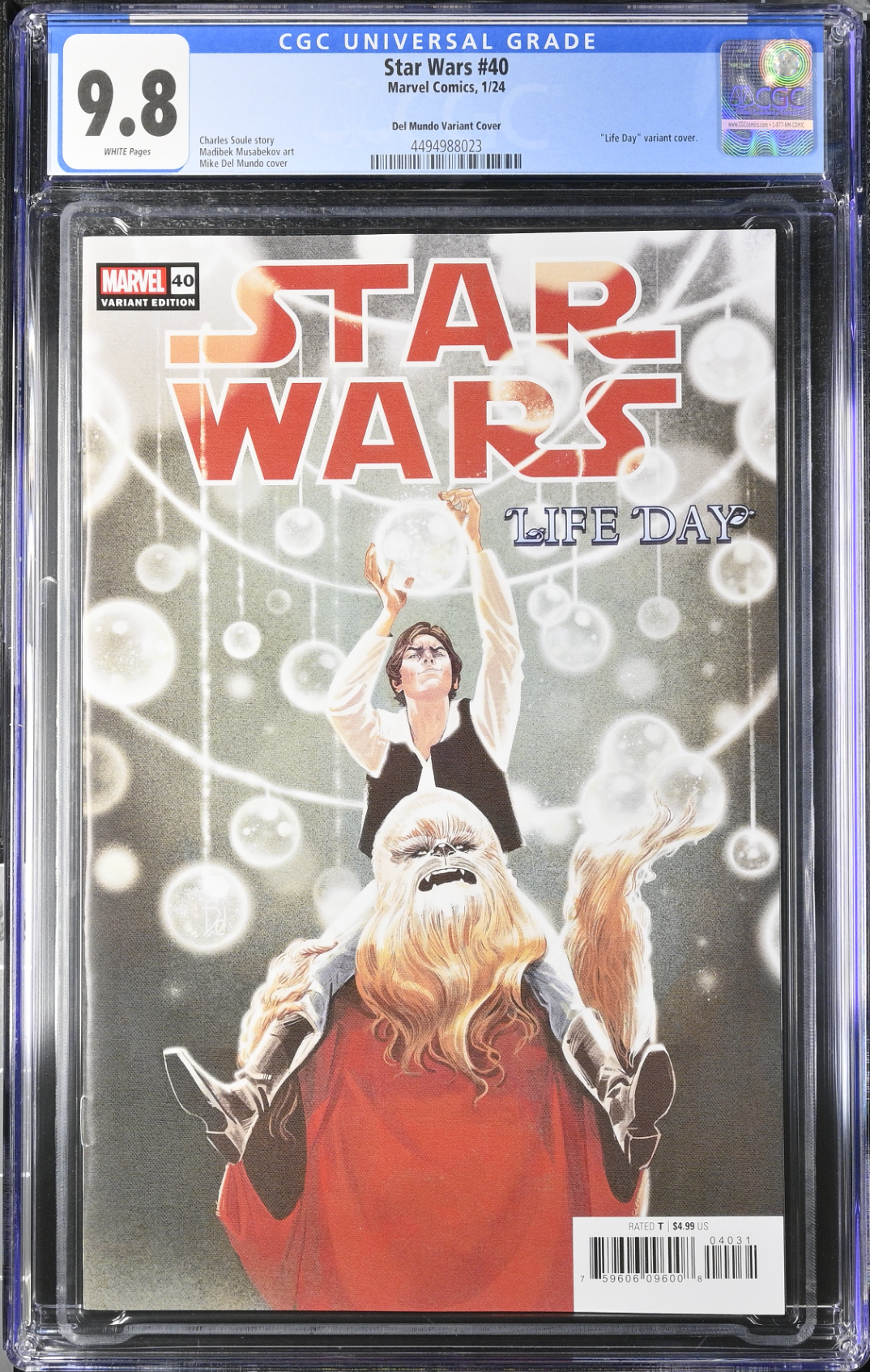 Star Wars #40 Del Mundo Variant CGC 9.8