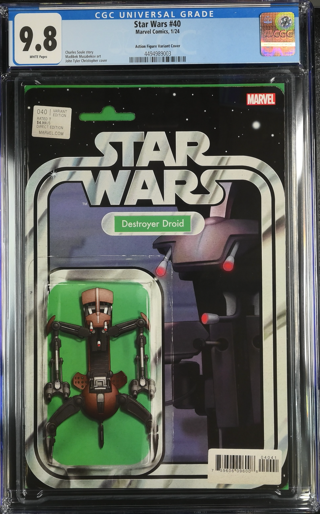 Star Wars #40 Action Figure Variant CGC 9.8