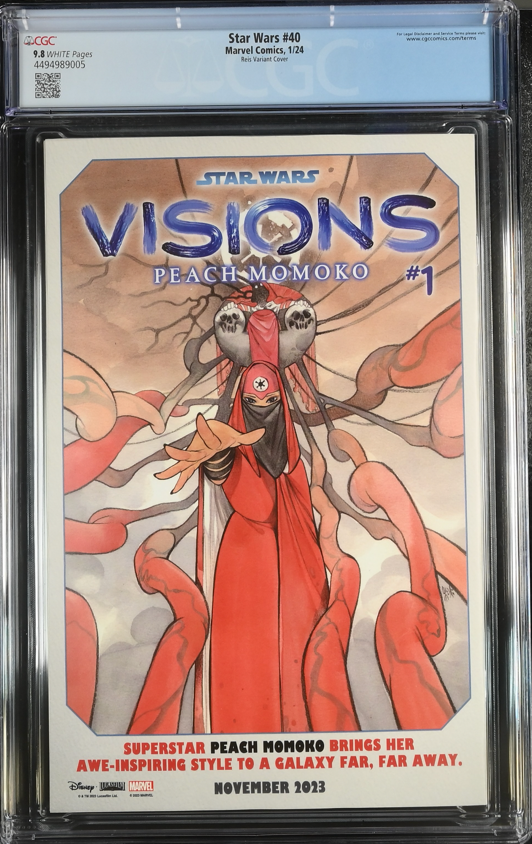 Star Wars #40 Reis 1:25 Retailer Incentive Variant CGC 9.8