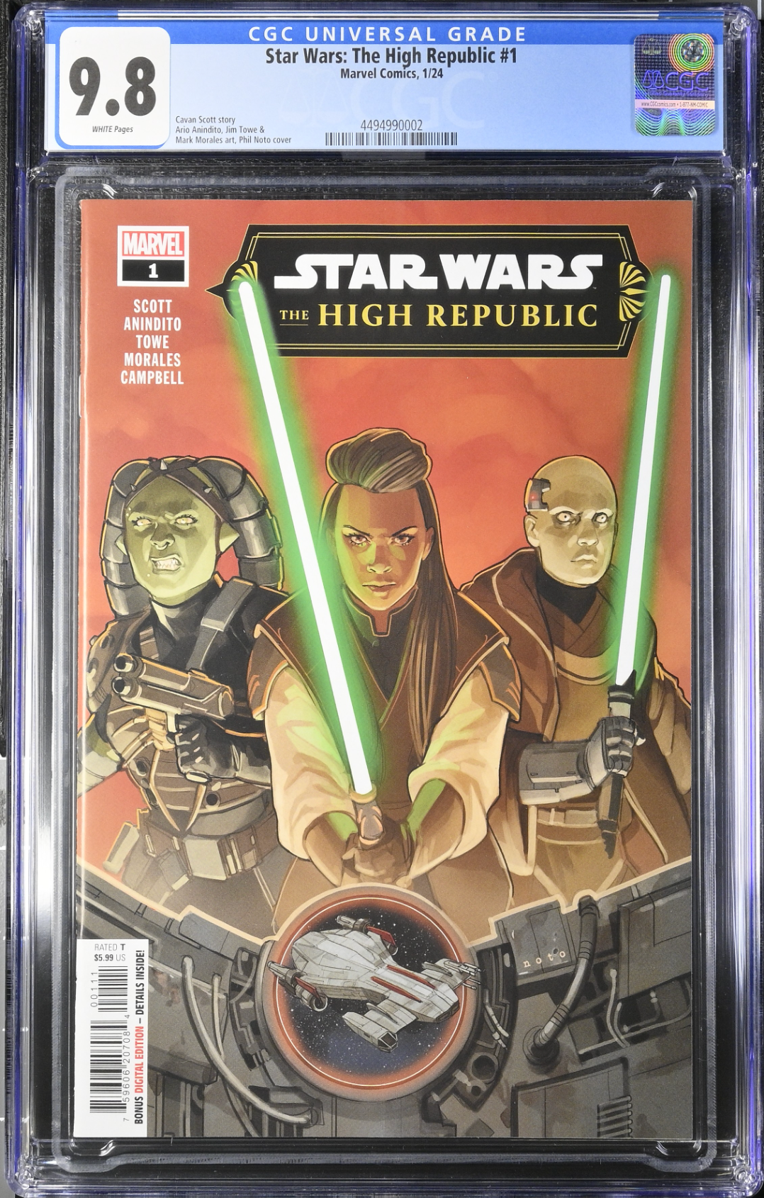 Star Wars: The High Republic (Phase III) #1 CGC 9.8