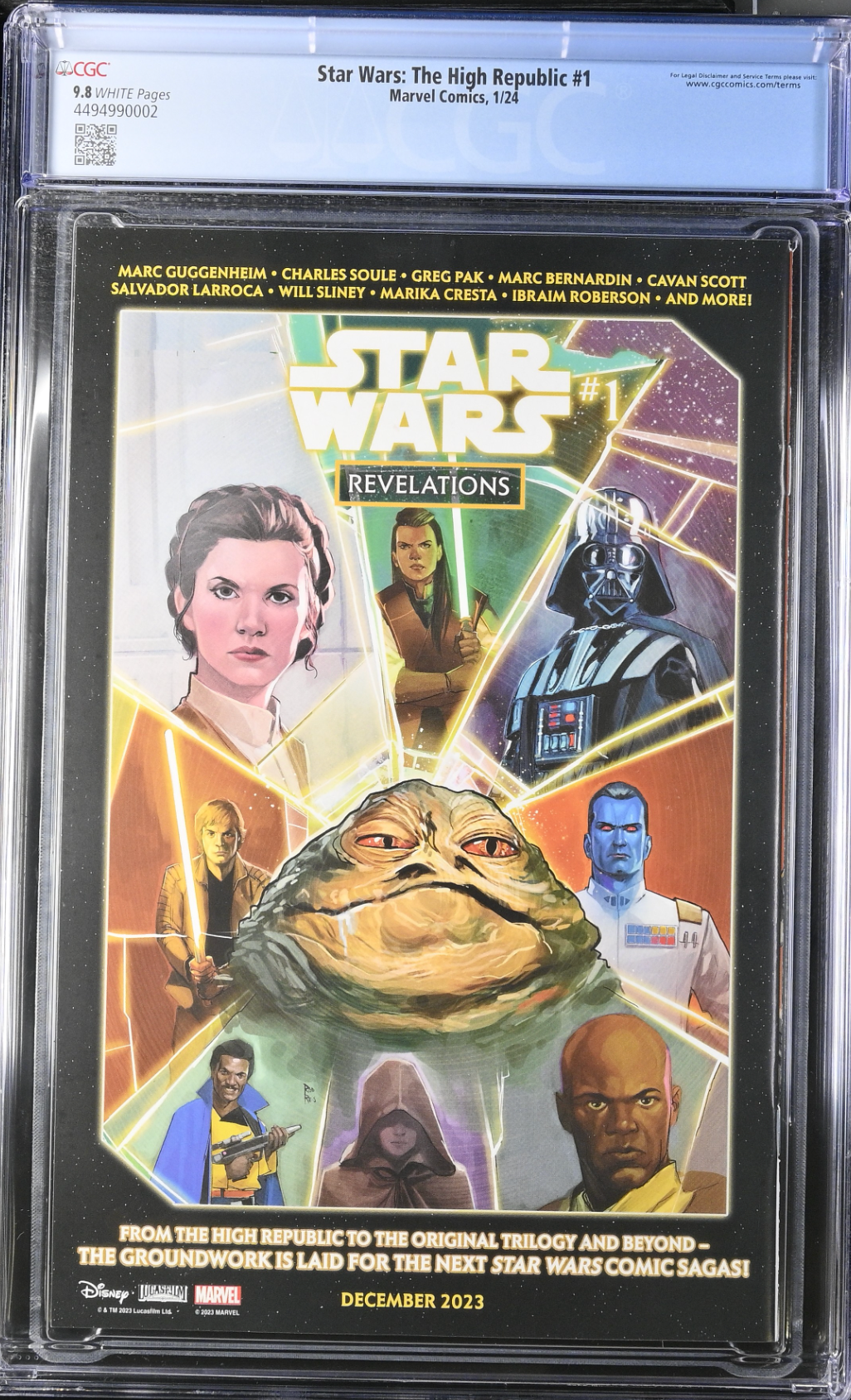 Star Wars: The High Republic (Phase III) #1 CGC 9.8