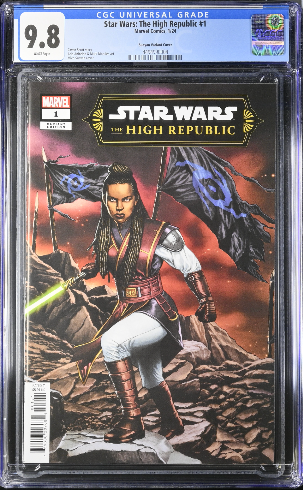 Star Wars: The High Republic (Phase III) #1 Suayan Connecting Variant CGC 9.8