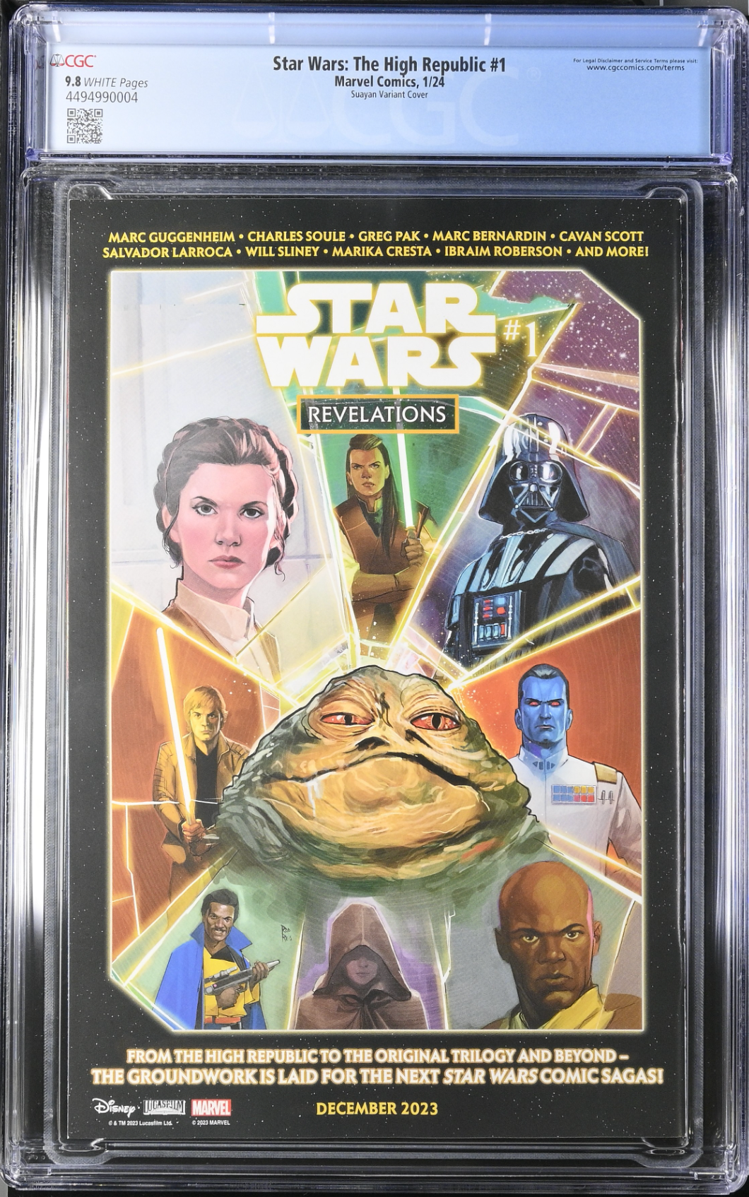 Star Wars: The High Republic (Phase III) #1 Suayan Connecting Variant CGC 9.8