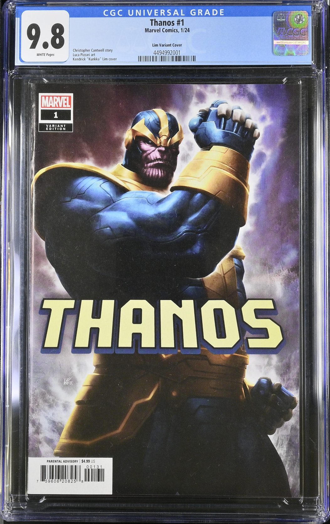 Thanos #1 Lim Variant CGC 9.8