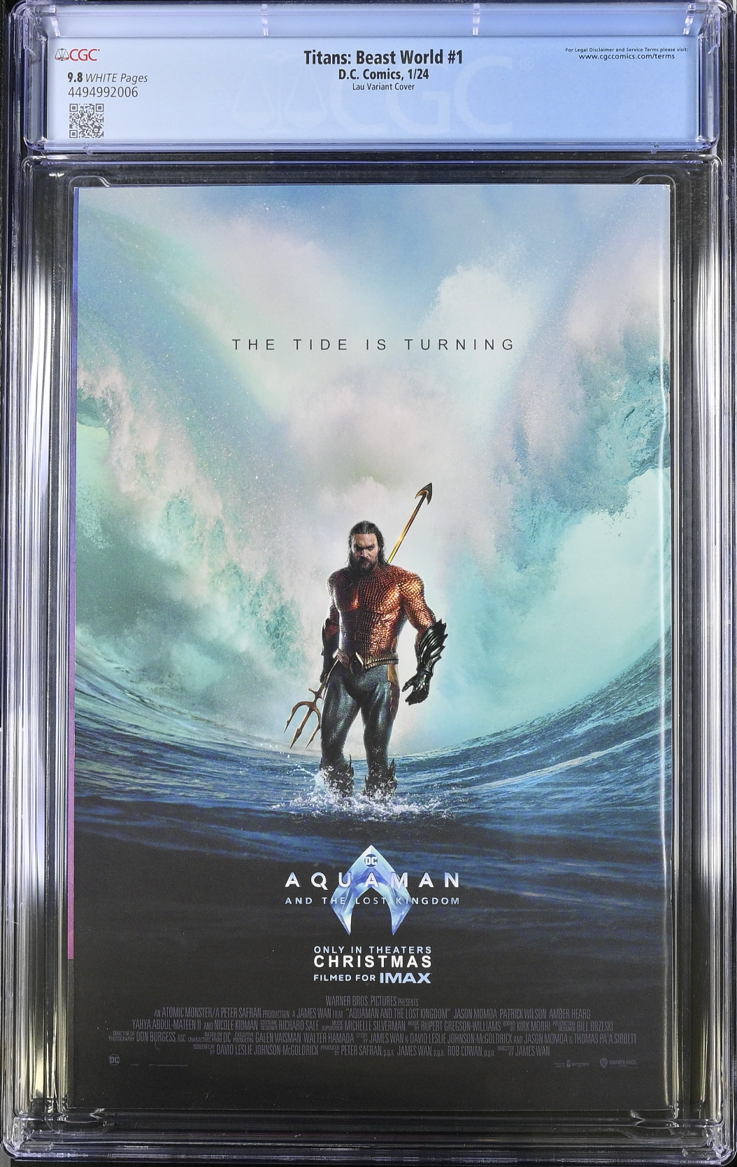 Titans: Beast World #1 Artgerm Variant CGC 9.8
