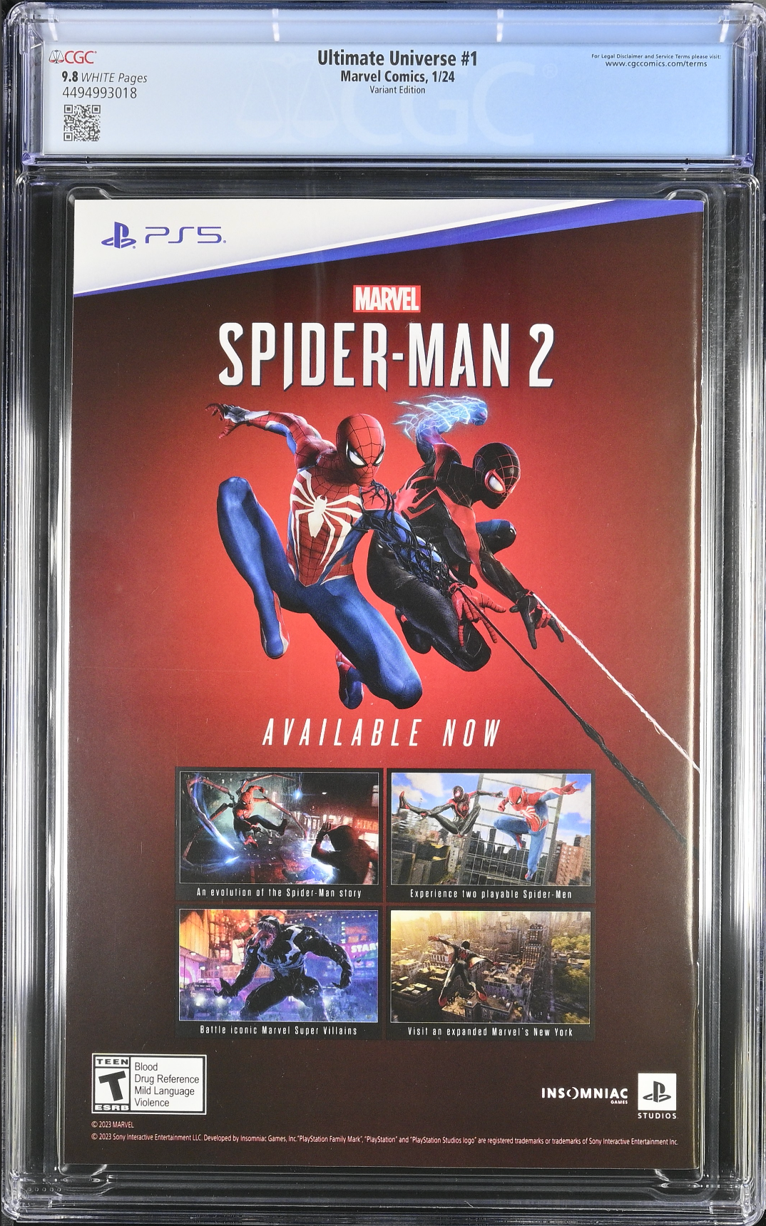 Ultimate Universe #1 Harvey Variant CGC 9.8